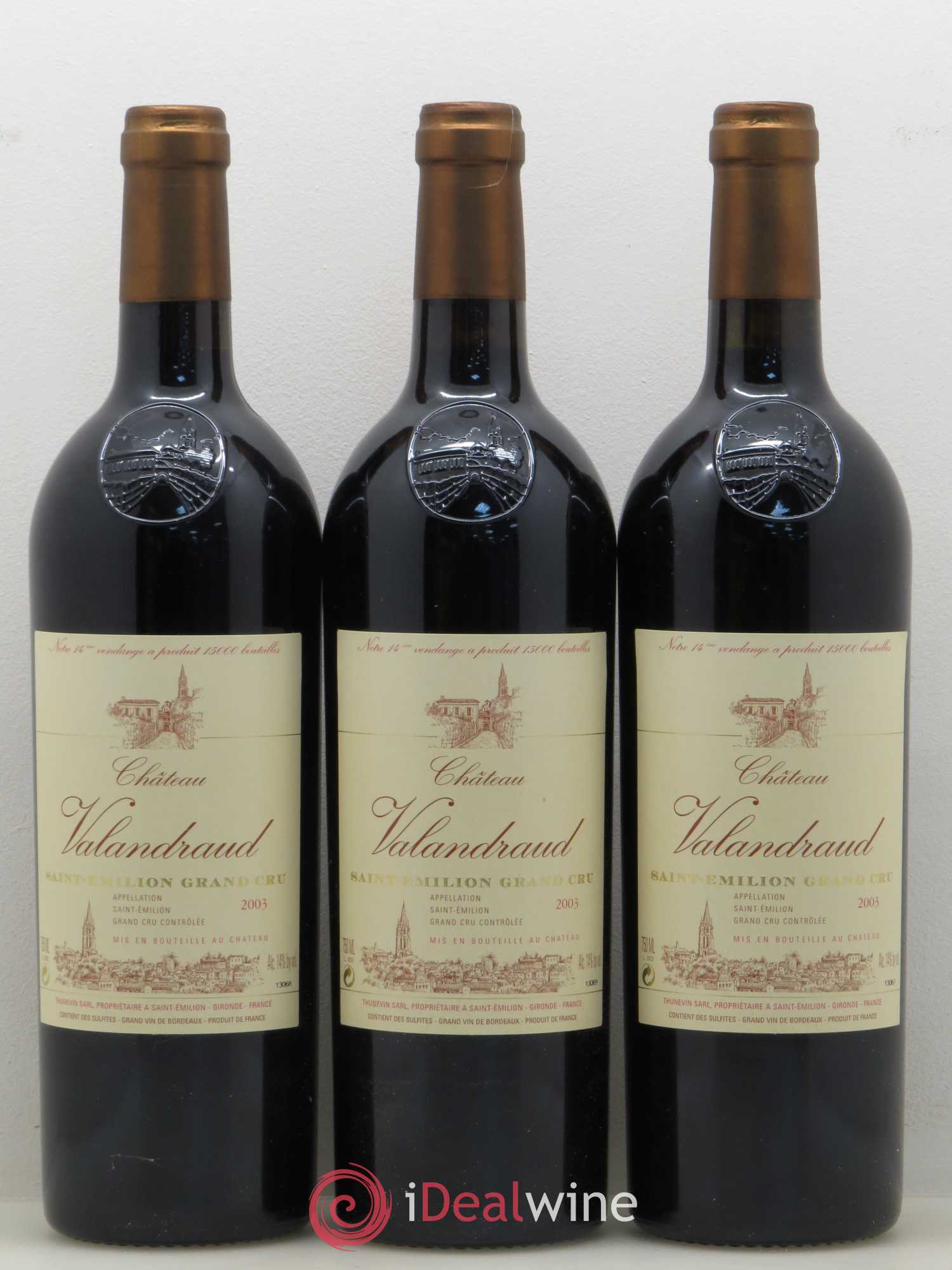 Château de Valandraud 2003 - Lot de 12 bouteilles - 4