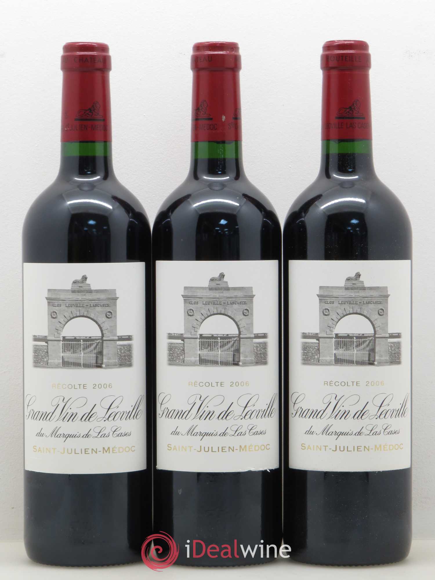 Château Léoville Las Cases 2ème Grand Cru Classé 2006 - Lot de 12 bouteilles - 2