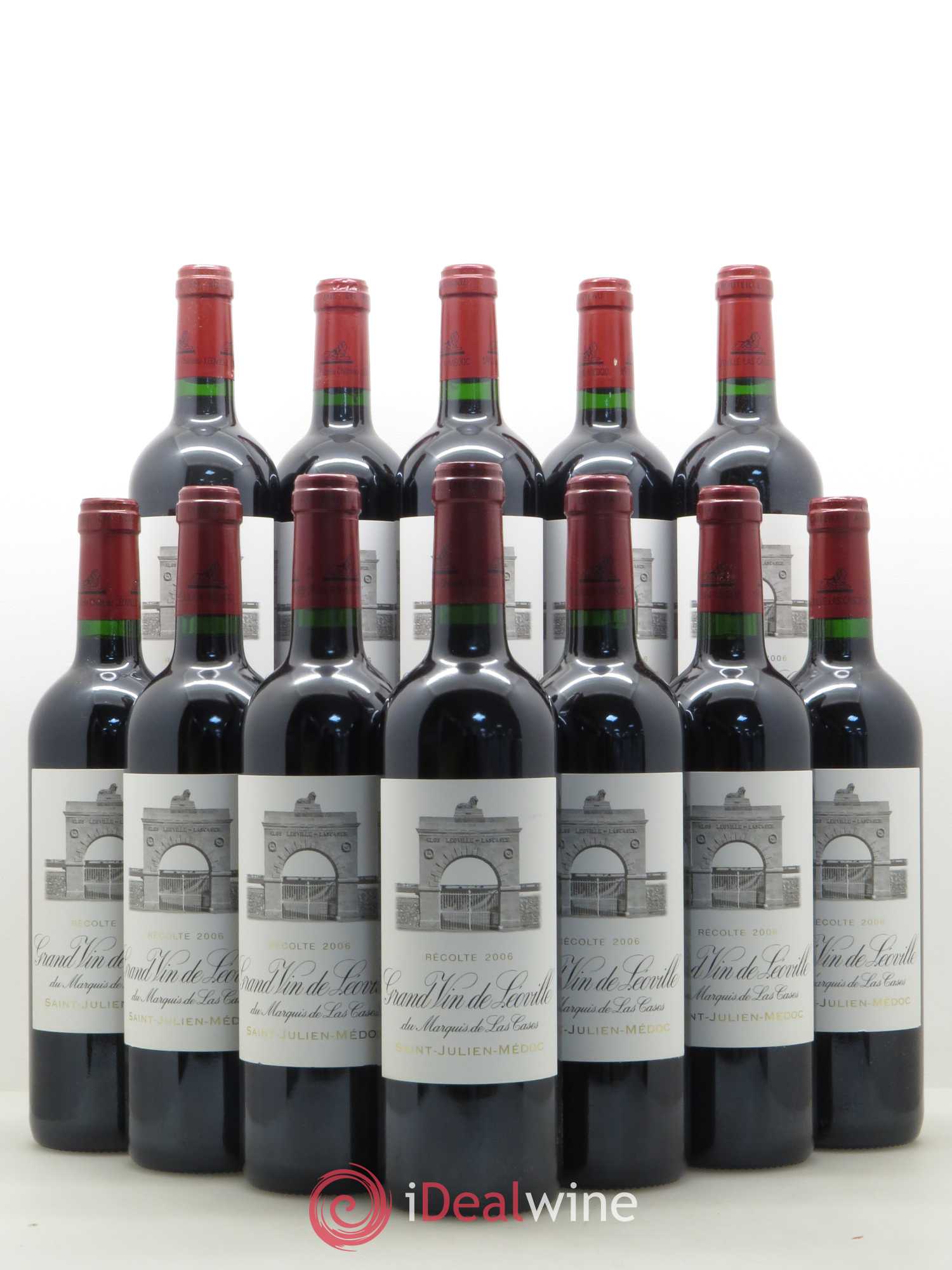 Château Léoville Las Cases 2ème Grand Cru Classé 2006 - Lot de 12 bouteilles - 0