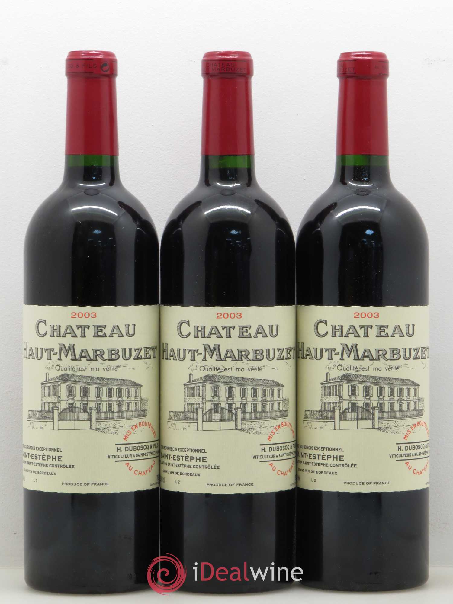 Château Haut Marbuzet 2003 - Lot de 12 bouteilles - 4