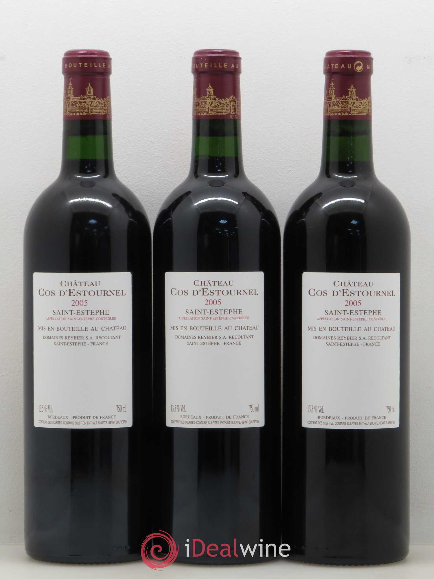 Cos d'Estournel 2ème Grand Cru Classé 2005 - Lot de 12 bouteilles - 6