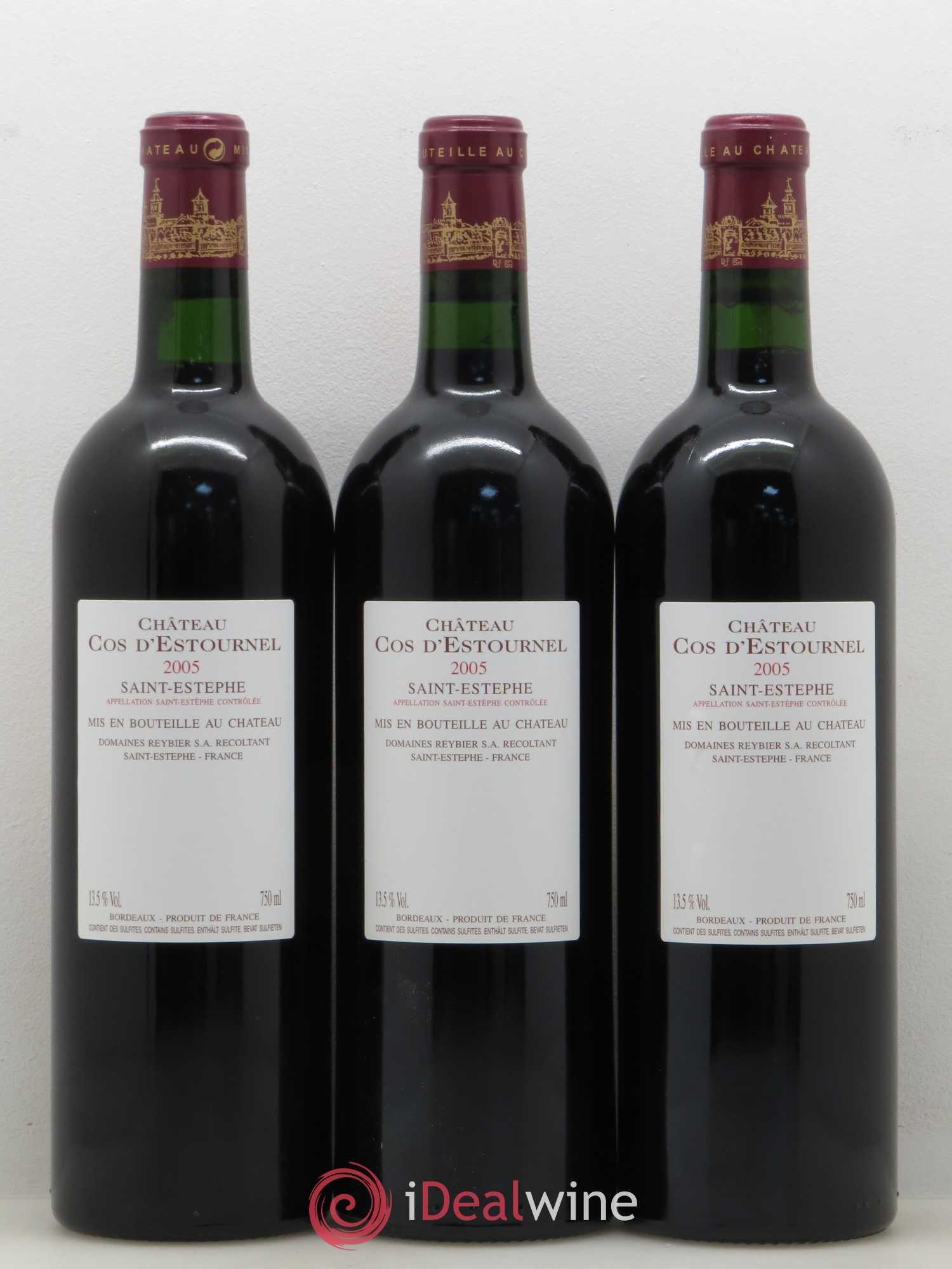 Cos d'Estournel 2ème Grand Cru Classé 2005 - Lot de 12 bouteilles - 8