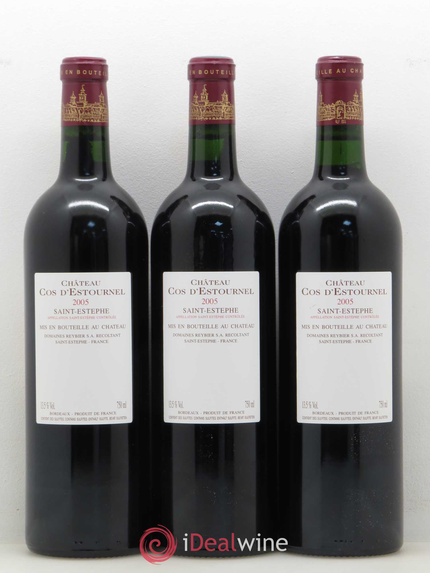 Cos d'Estournel 2ème Grand Cru Classé 2005 - Lot de 12 bouteilles - 8