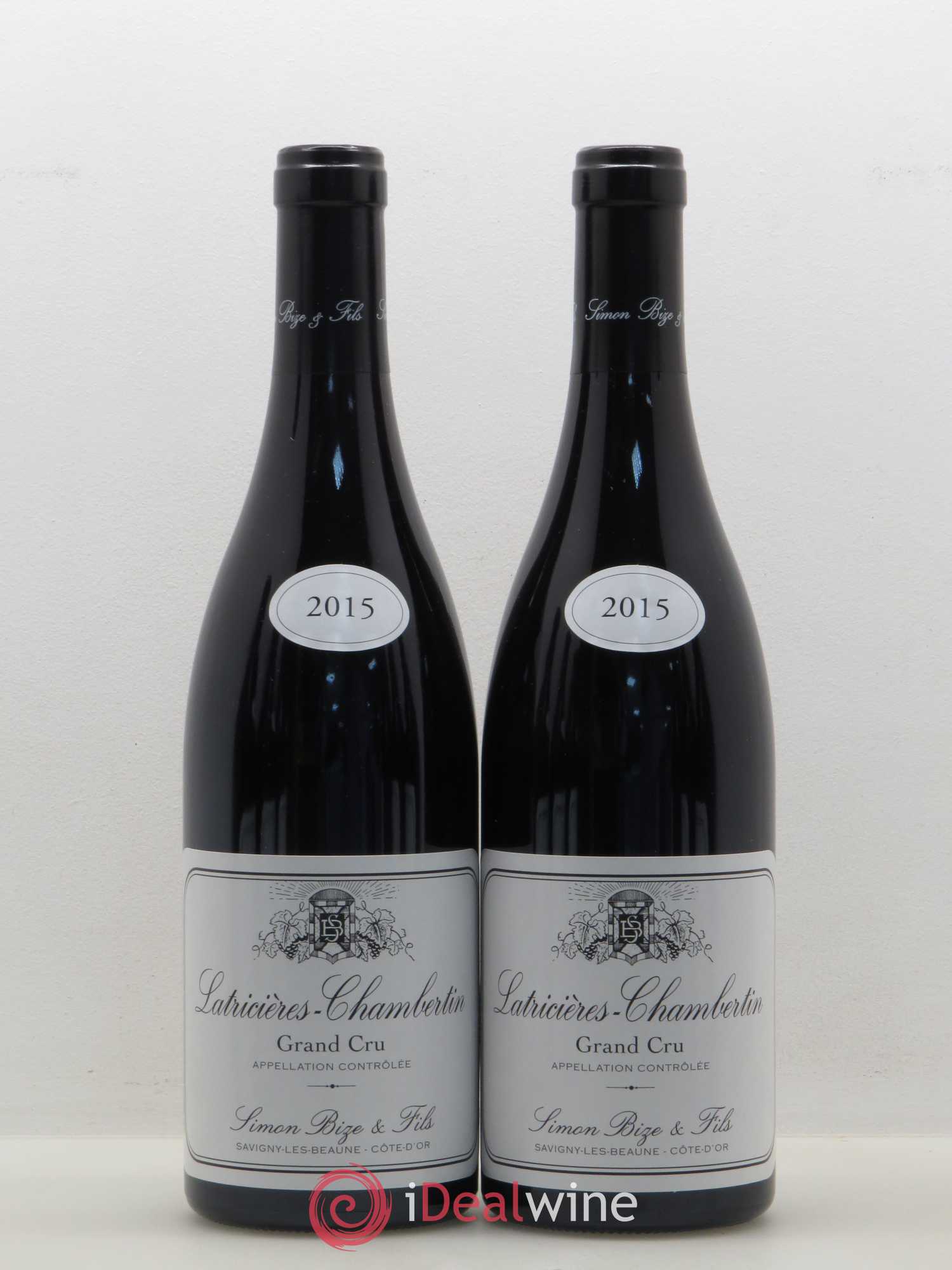 Latricières-Chambertin Grand Cru Simon Bize Fils 2015 - Lot de 2 bouteilles - 0