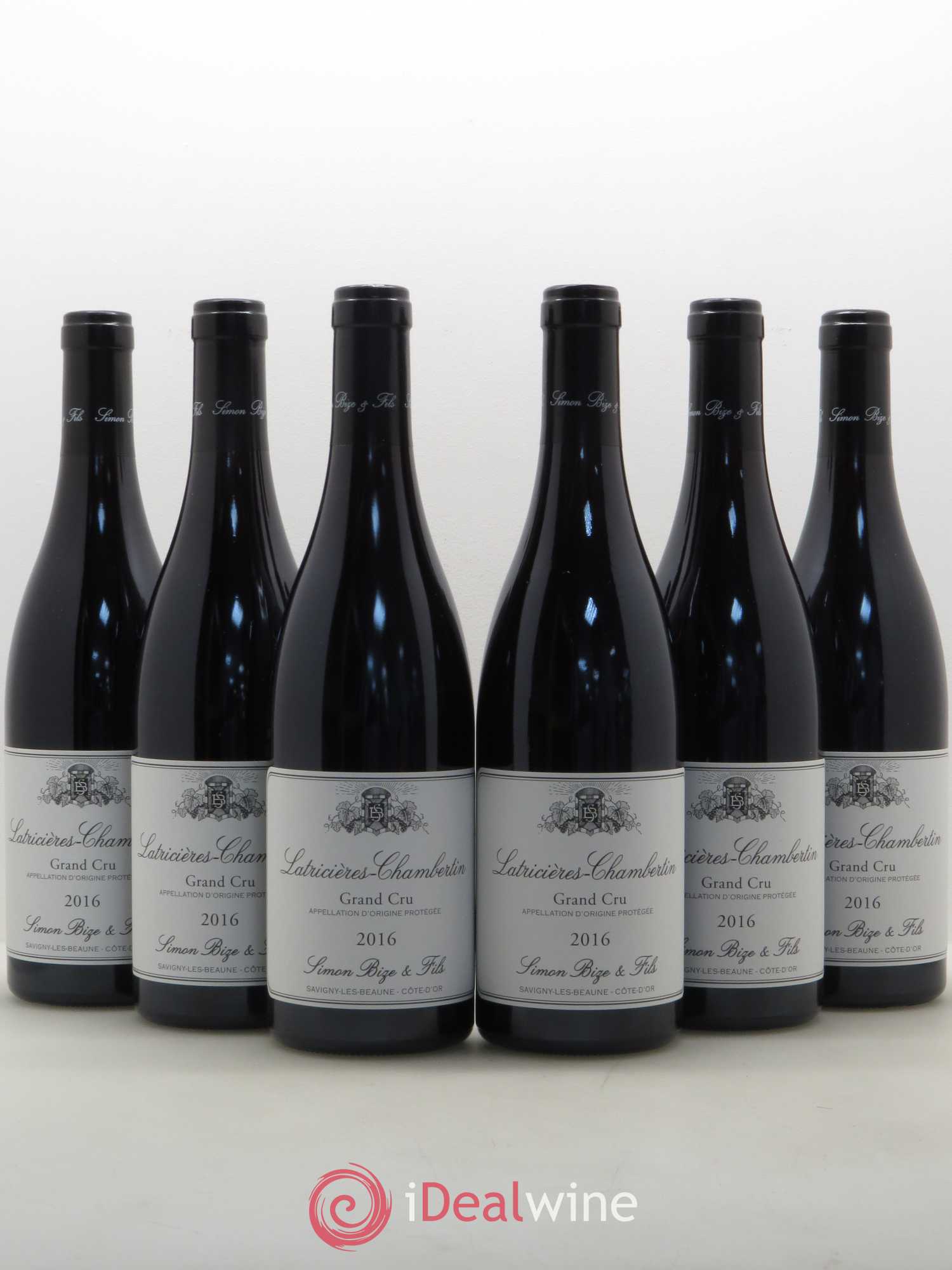 Latricières-Chambertin Grand Cru Simon Bize Fils 2016 - Lot de 6 bouteilles - 0