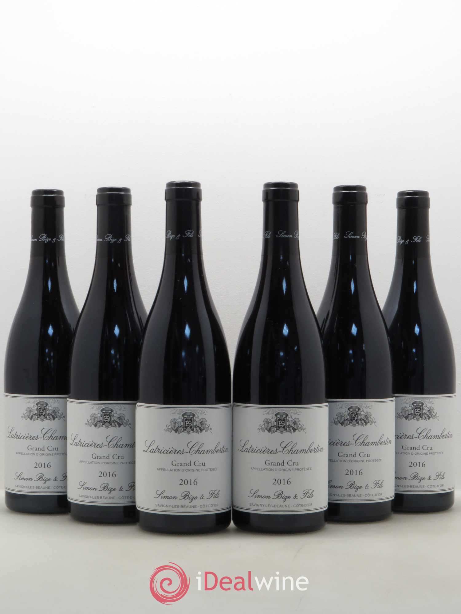 Latricières-Chambertin Grand Cru Simon Bize Fils 2016 - Lot de 6 bouteilles - 0