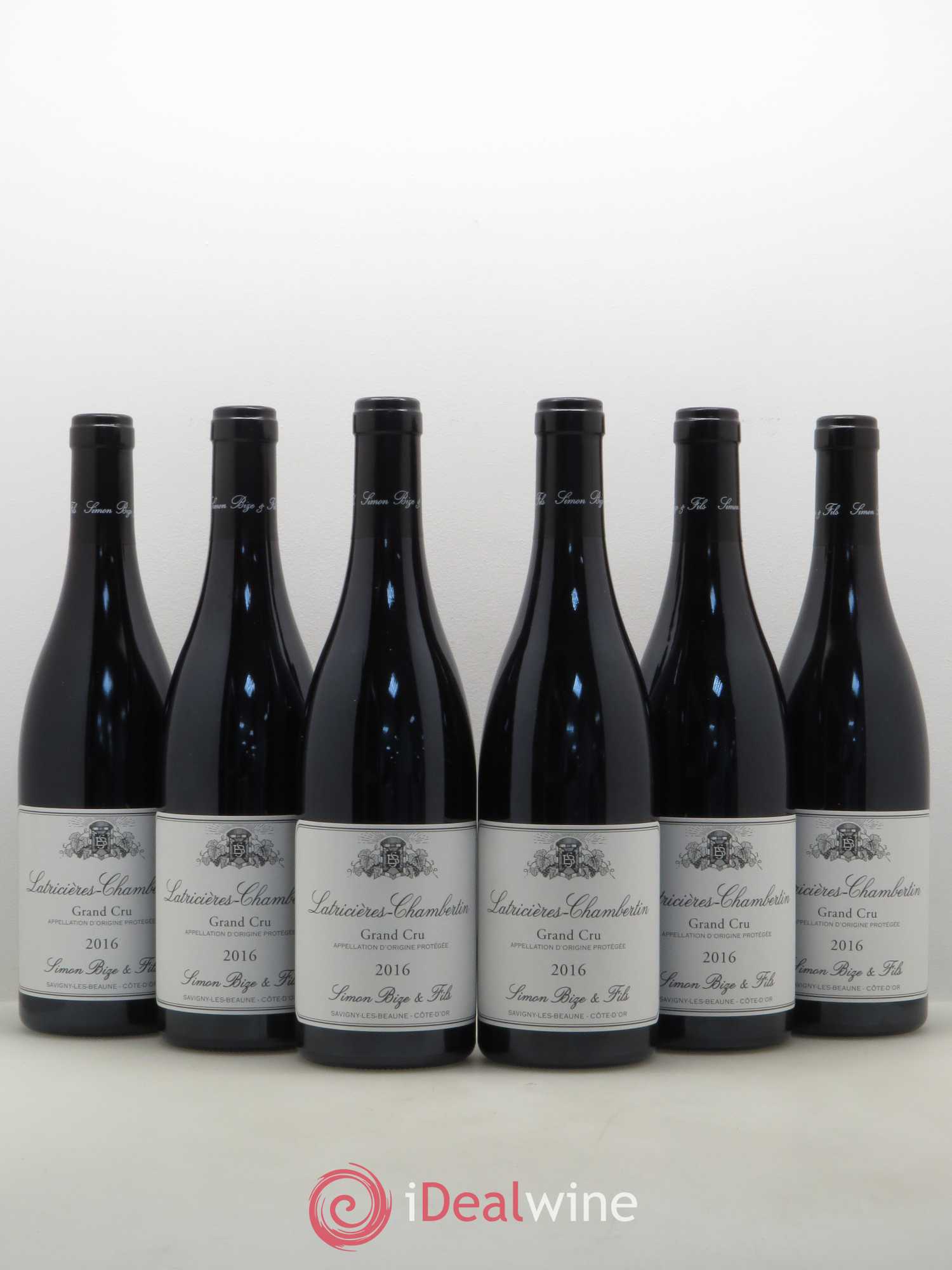 Latricières-Chambertin Grand Cru Simon Bize Fils 2016 - Lot de 6 bouteilles - 0