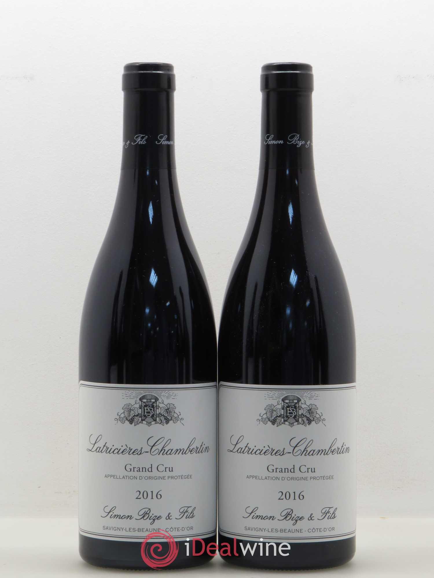 Latricières-Chambertin Grand Cru Simon Bize Fils 2016 - Lot de 2 bouteilles - 0
