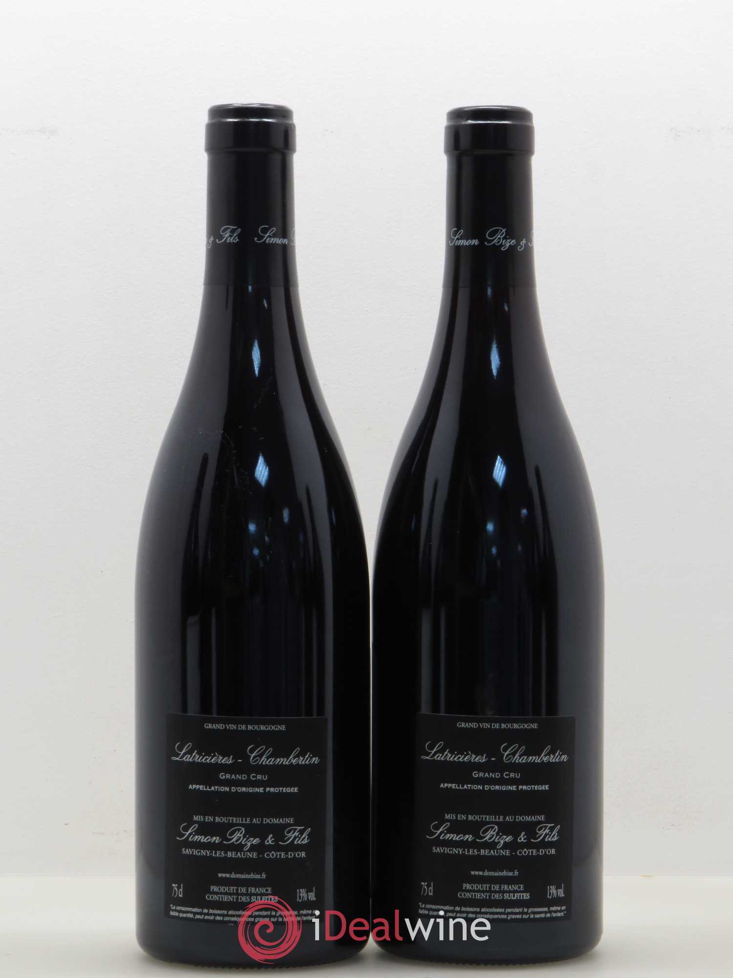 Latricières-Chambertin Grand Cru Simon Bize  Fils 2016 - Lot de 2 bouteilles - 1
