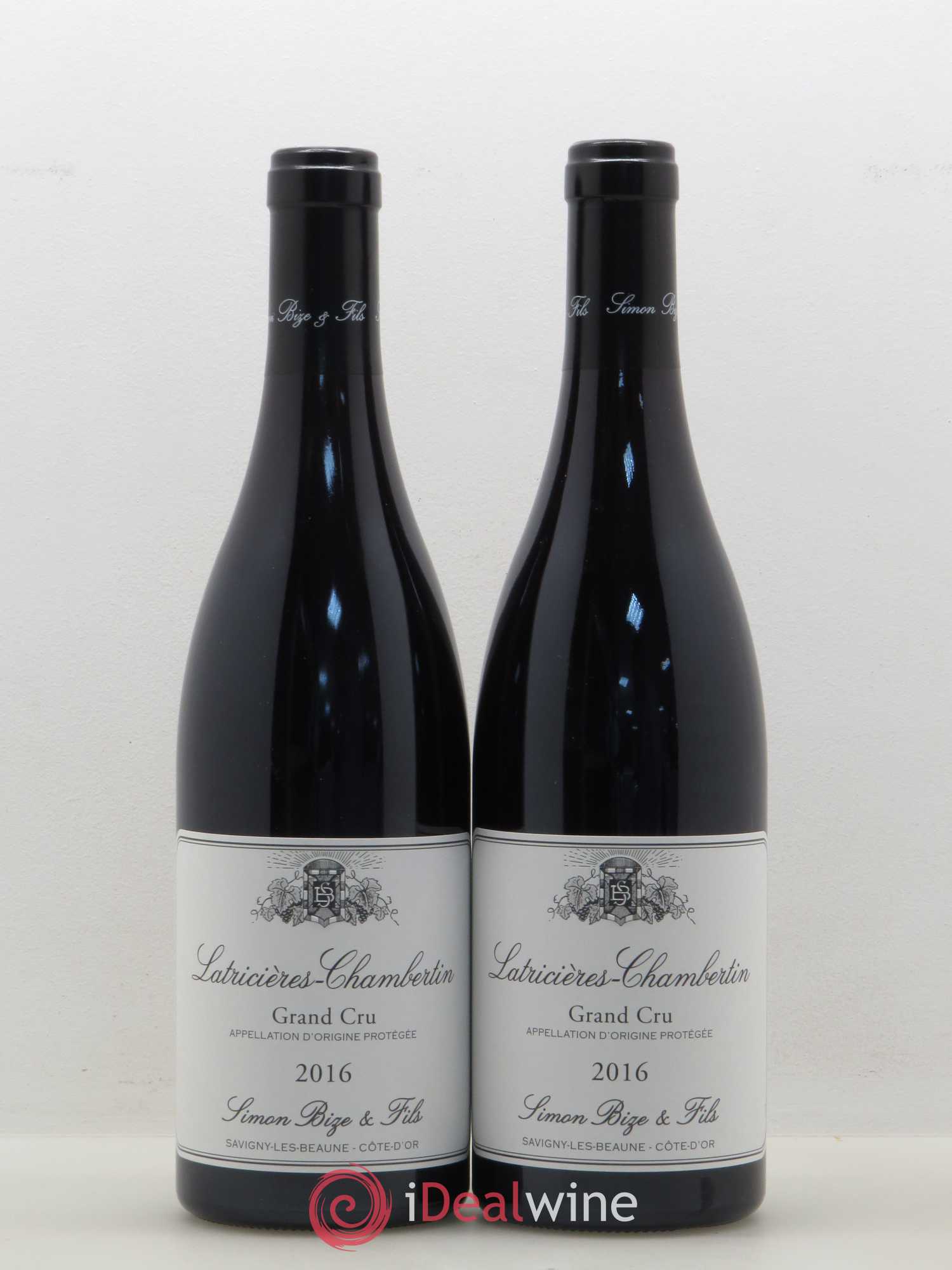Latricières-Chambertin Grand Cru Simon Bize Fils 2016 - Lot de 2 bouteilles - 0