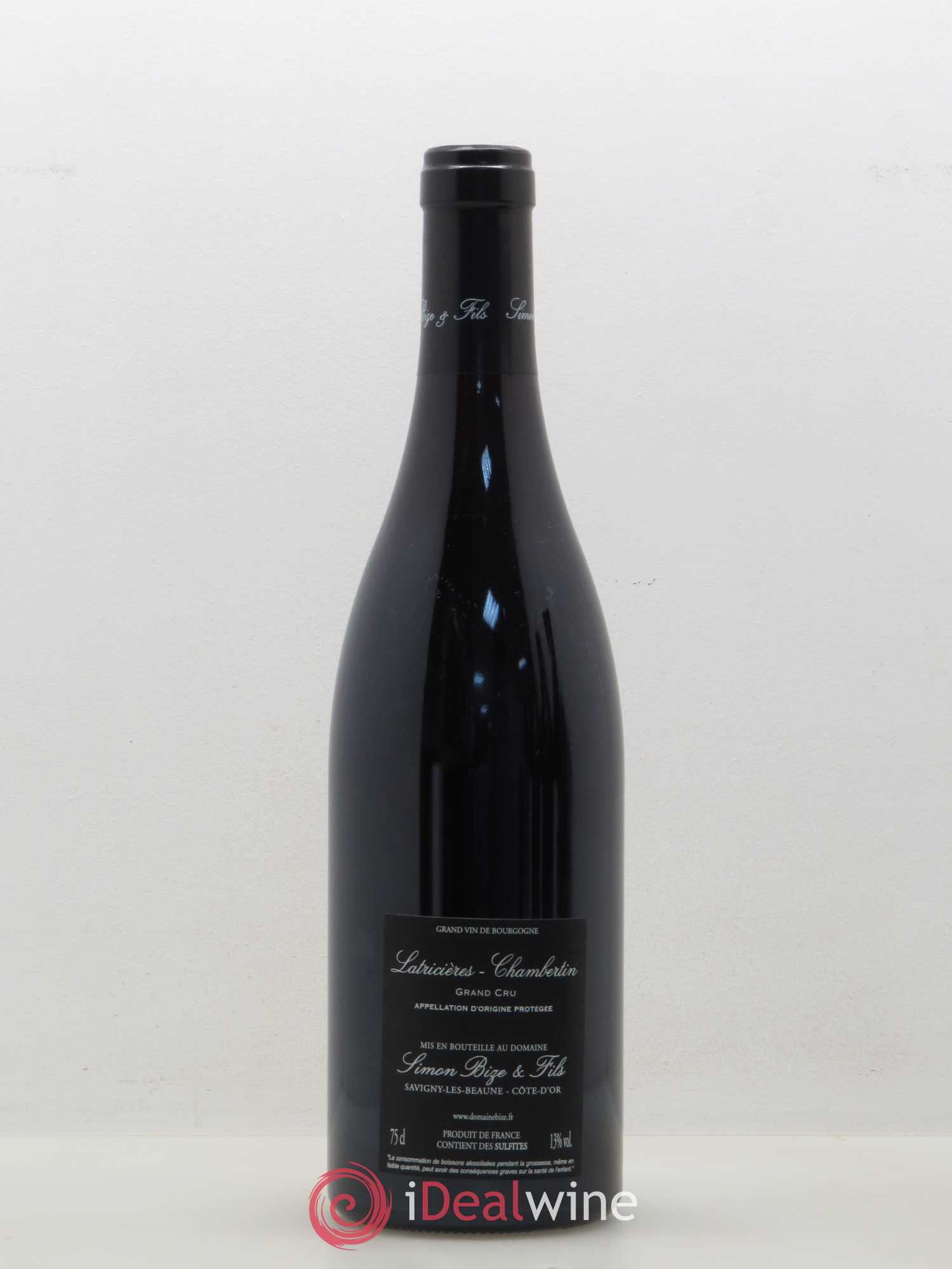 Latricières-Chambertin Grand Cru Simon Bize Fils 2016 - Lot de 1 bouteille - 1