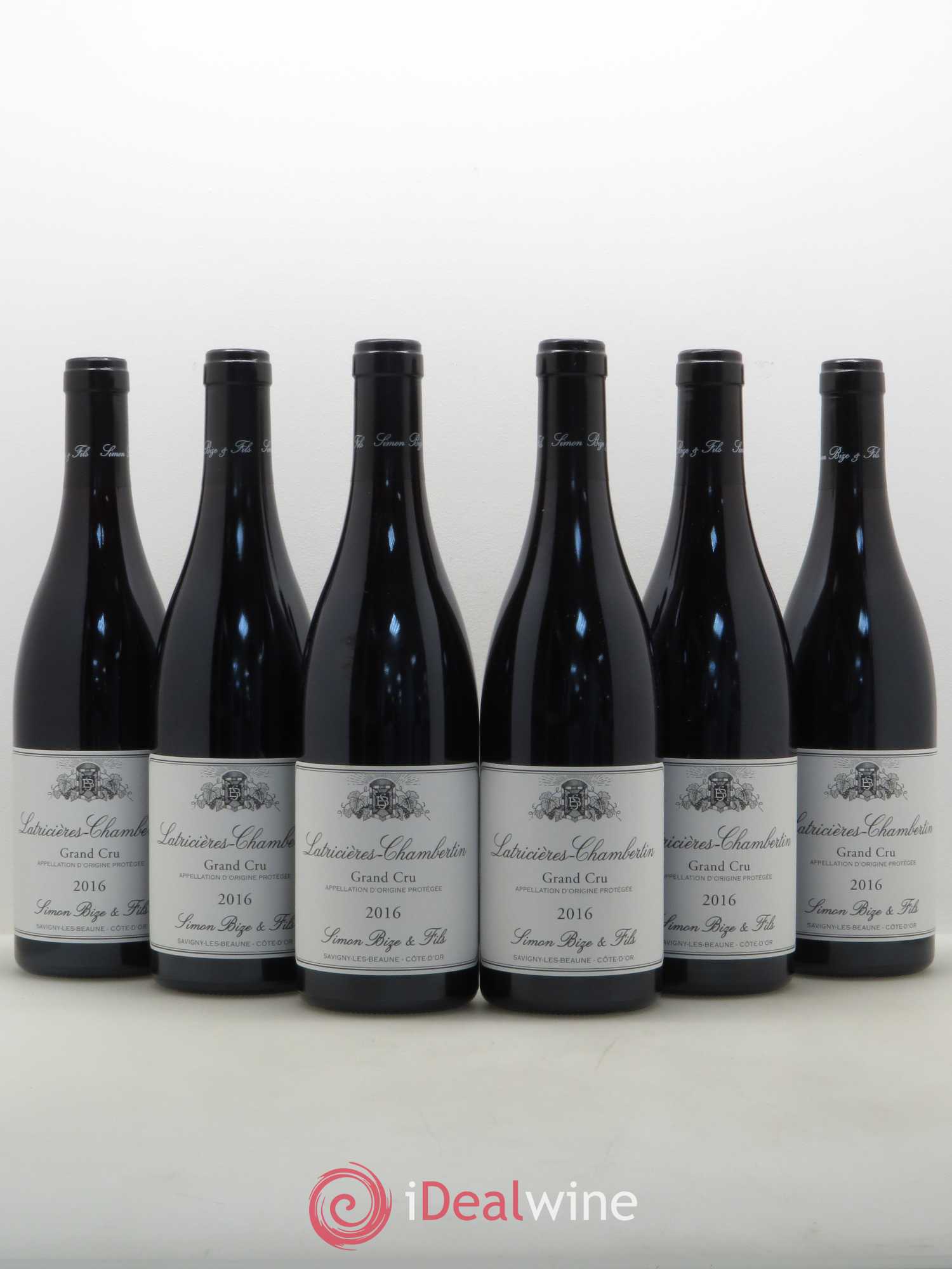 Latricières-Chambertin Grand Cru Simon Bize Fils 2016 - Lot de 6 bouteilles - 0