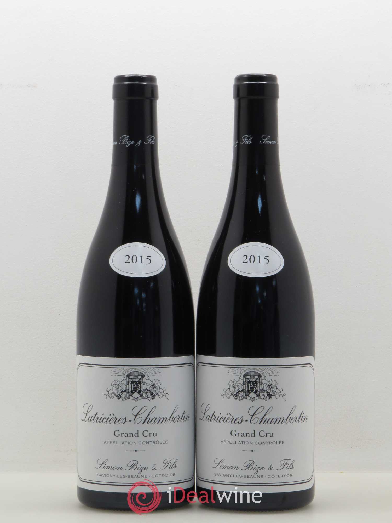 Latricières-Chambertin Grand Cru Simon Bize Fils 2015 - Lot de 2 bouteilles - 0