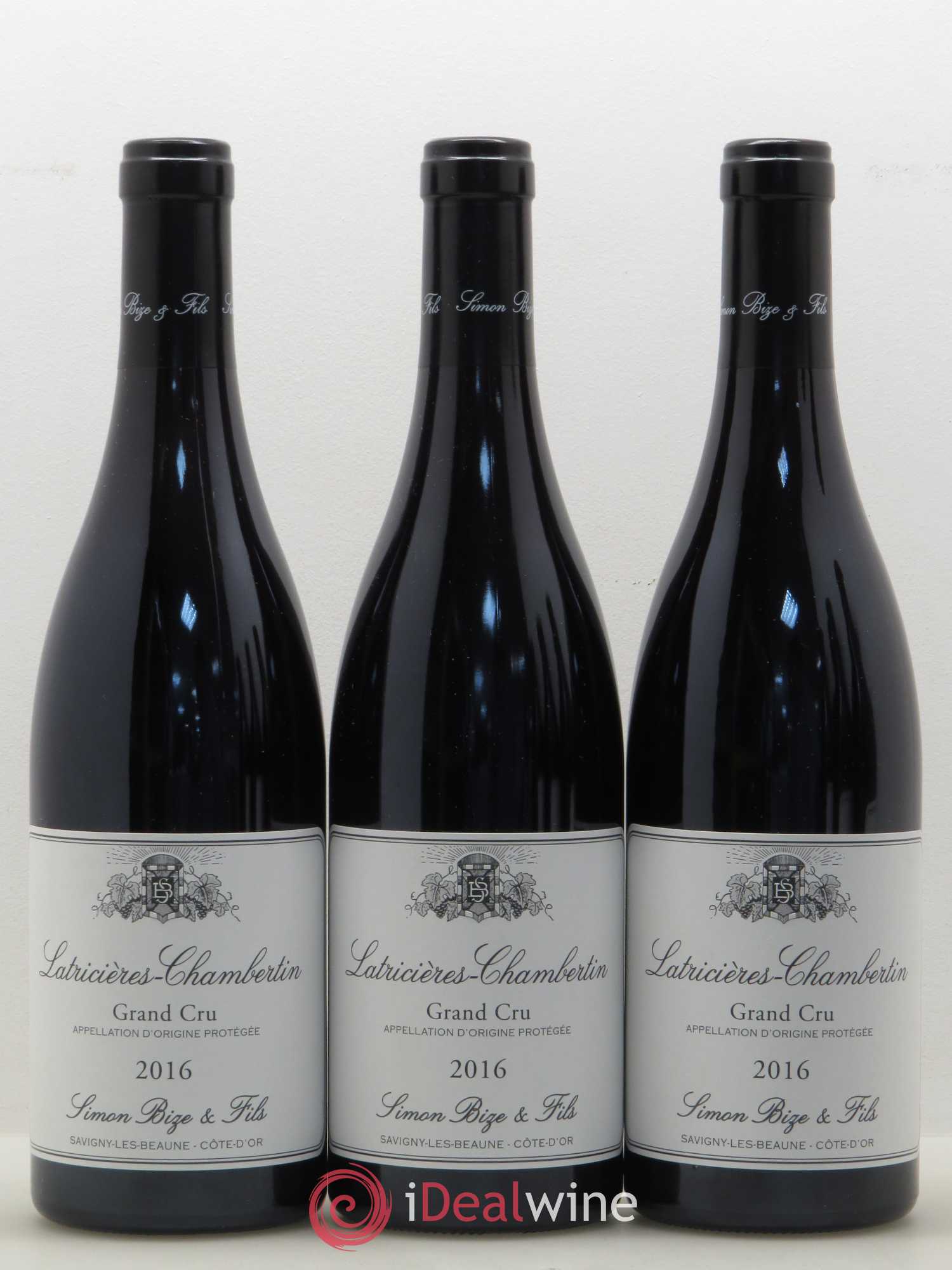 Latricières-Chambertin Grand Cru Simon Bize Fils 2016 - Lot de 3 bouteilles - 0