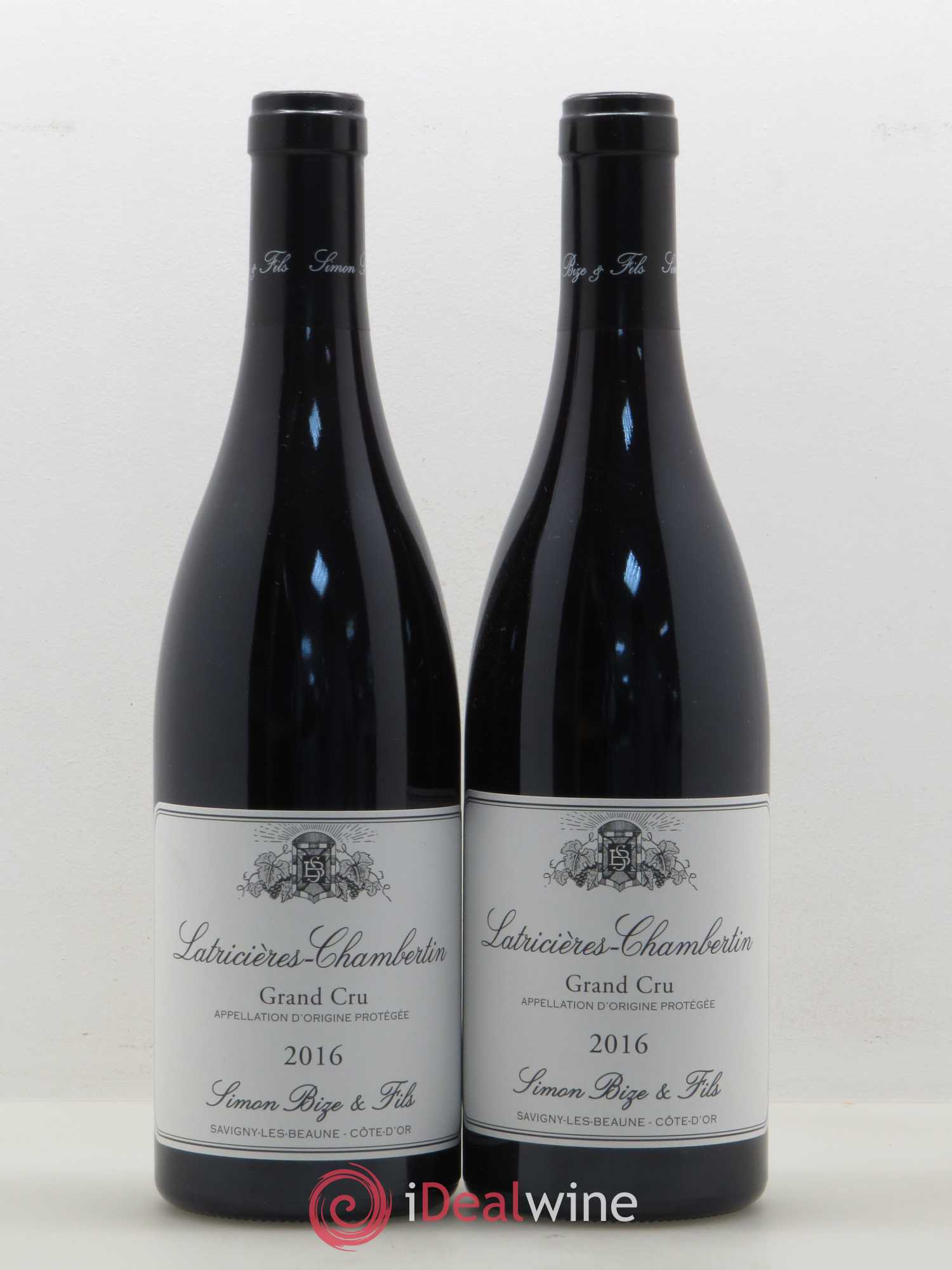 Latricières-Chambertin Grand Cru Simon Bize Fils 2016 - Lot de 2 bouteilles - 0