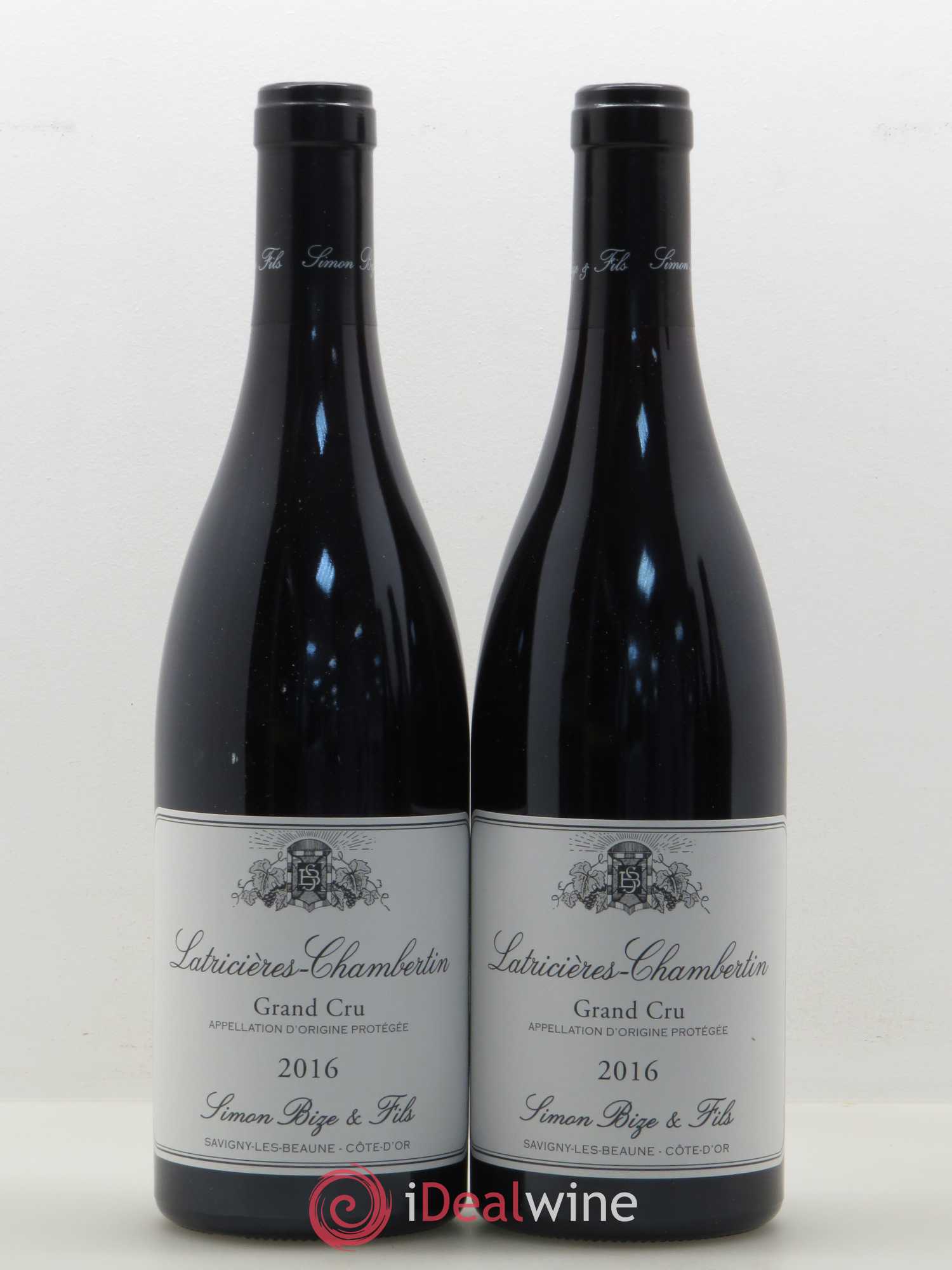 Latricières-Chambertin Grand Cru Simon Bize Fils 2016 - Lot de 2 bouteilles - 0