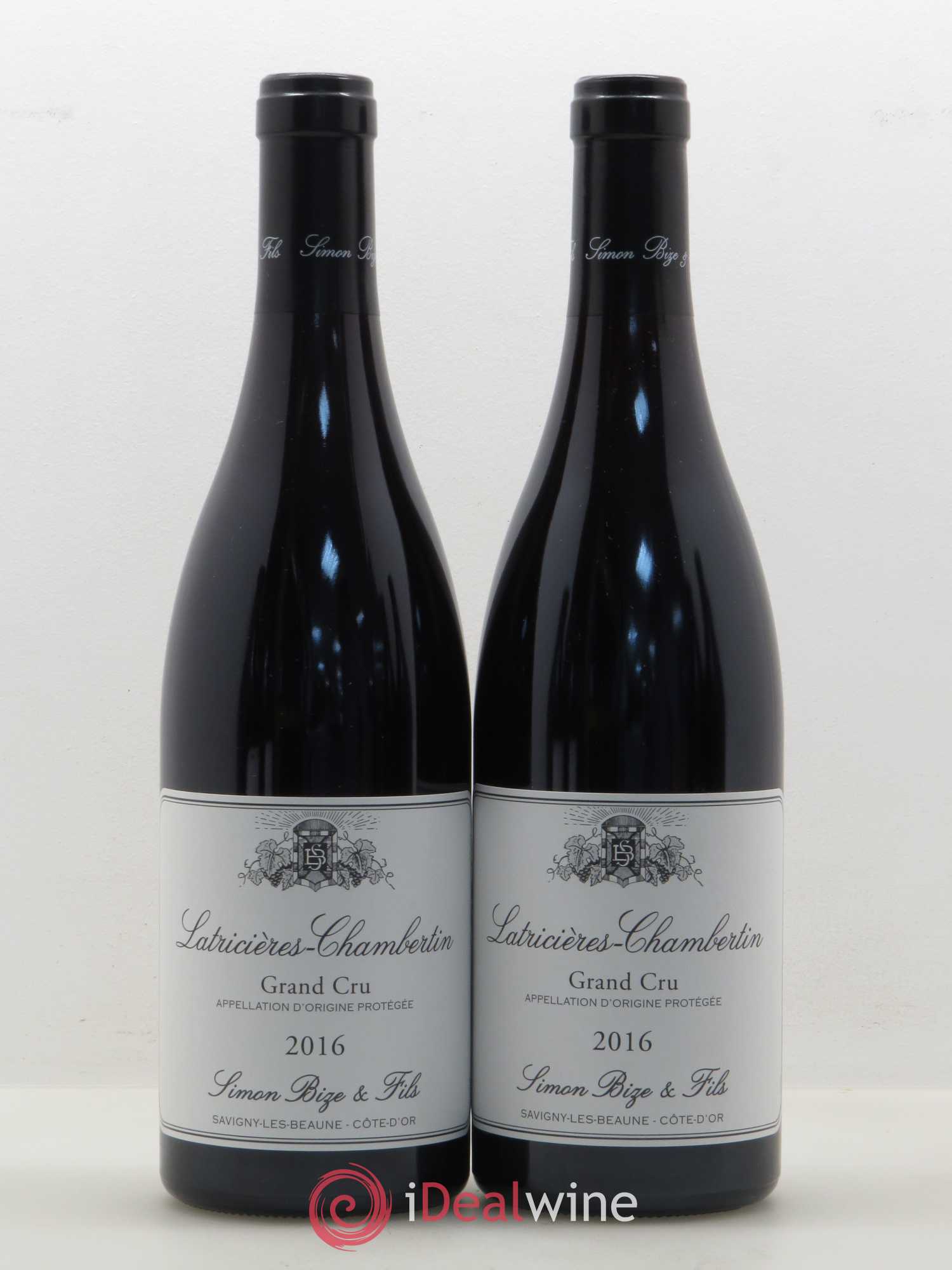 Latricières-Chambertin Grand Cru Simon Bize Fils 2016 - Lot de 2 bouteilles - 0