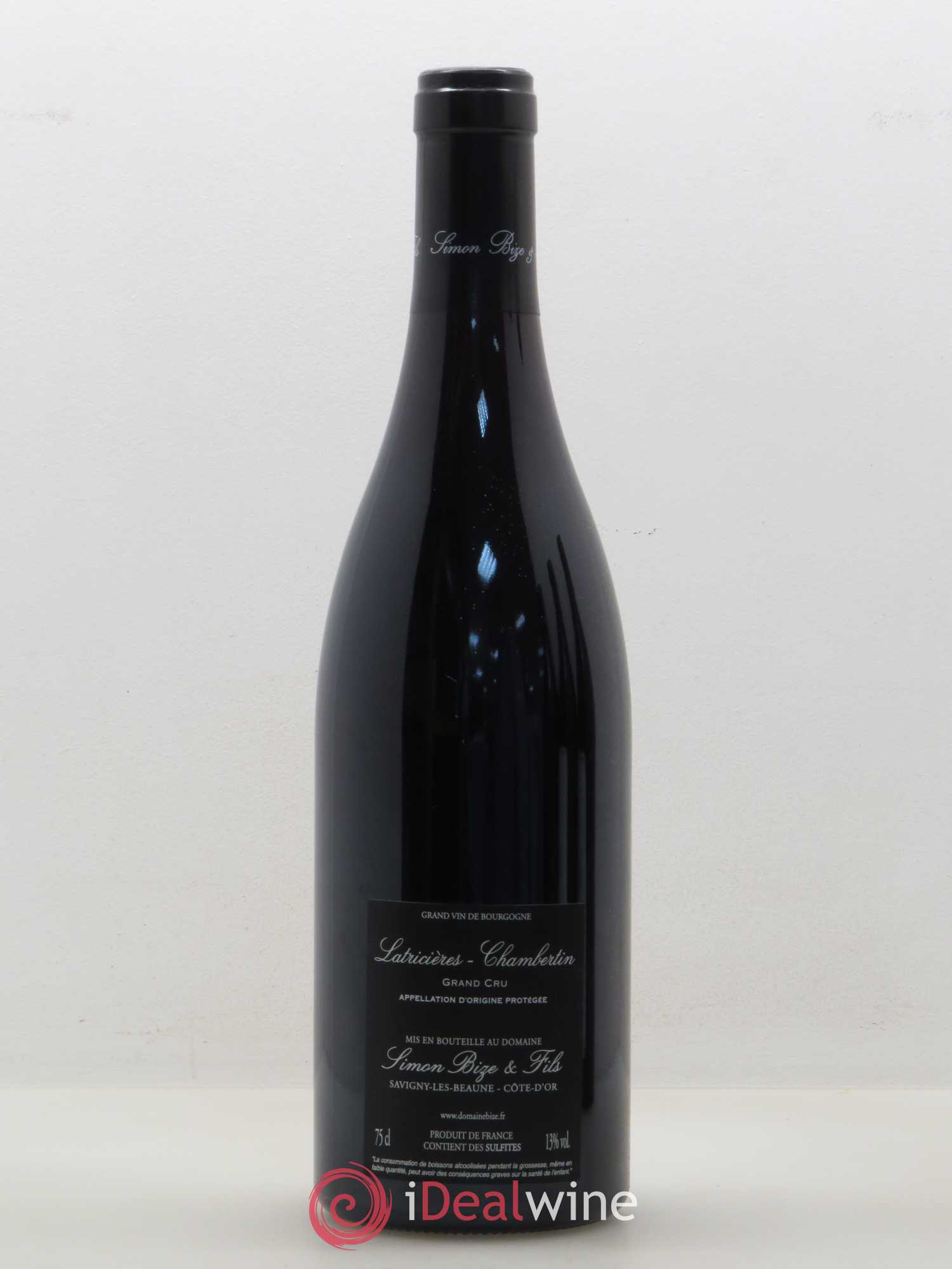 Latricières-Chambertin Grand Cru Simon Bize Fils 2016 - Lot de 1 bouteille - 1