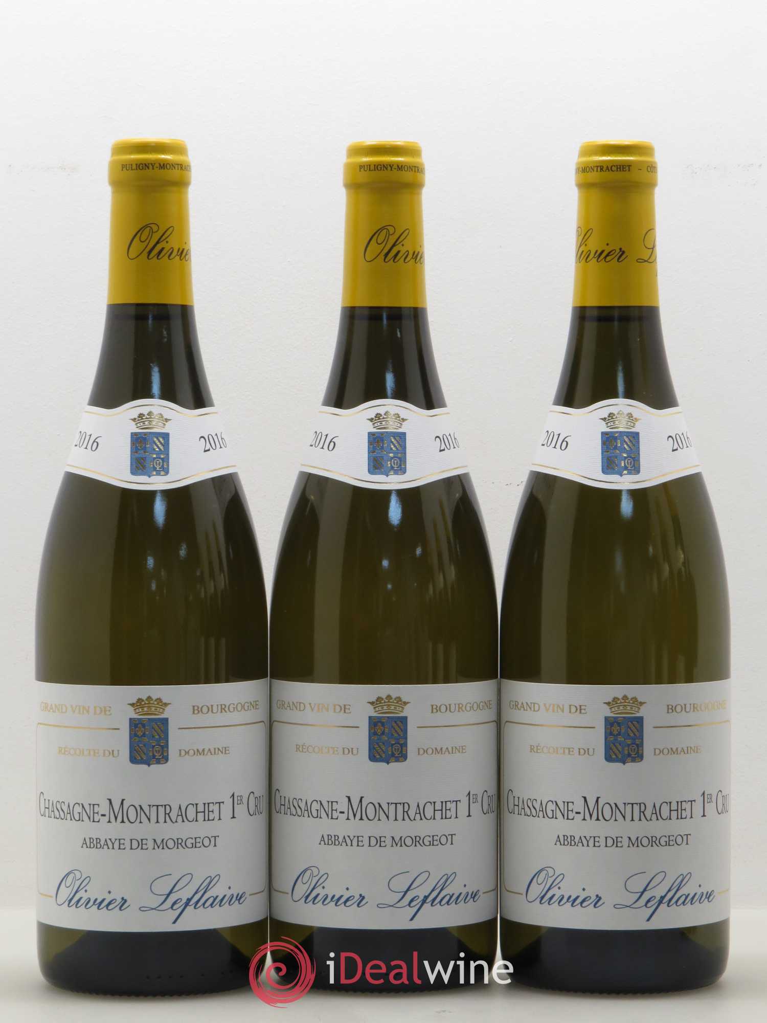 Chassagne-Montrachet 1er Cru Abbaye de Morgeot Olivier Leflaive 2016 - Lotto di 6 bottiglie - 1