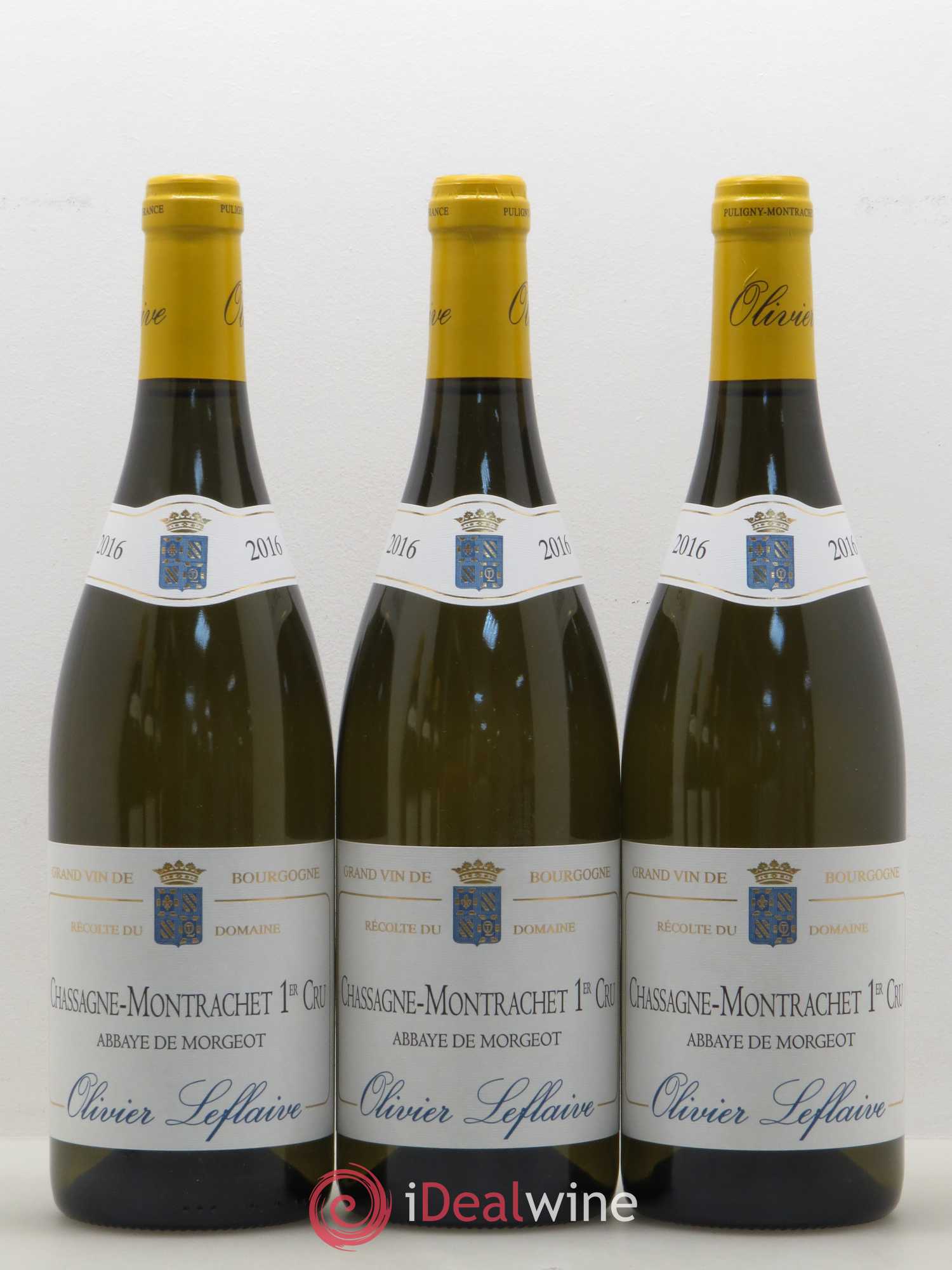 Chassagne-Montrachet 1er Cru Abbaye de Morgeot Olivier Leflaive 2016 - Posten von 6 Flaschen - 2