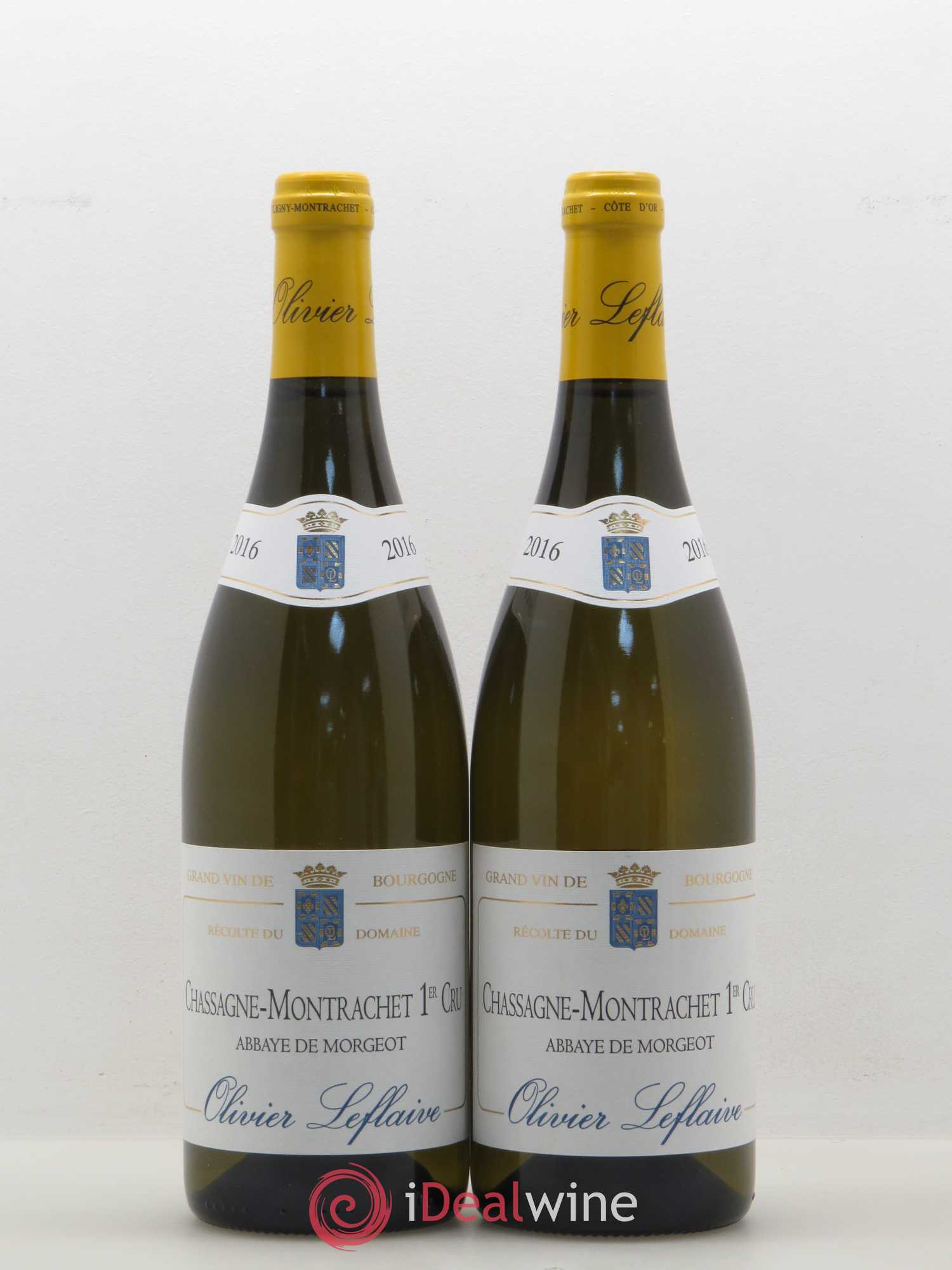 Chassagne-Montrachet 1er Cru Abbaye de Morgeot Olivier Leflaive 2016 - Posten von 2 Flaschen - 0
