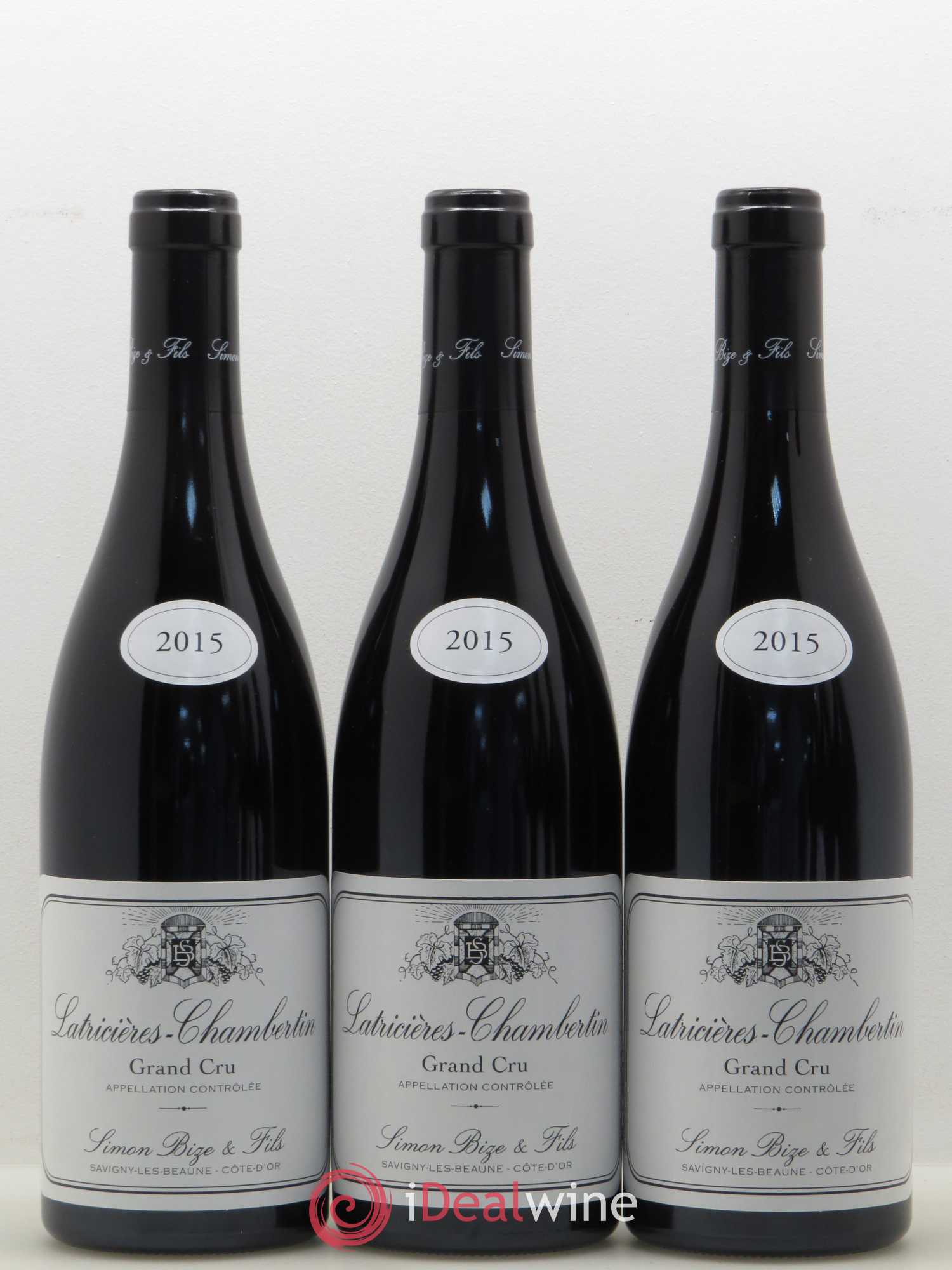 Latricières-Chambertin Grand Cru Simon Bize Fils 2015 - Lot de 6 bouteilles - 1