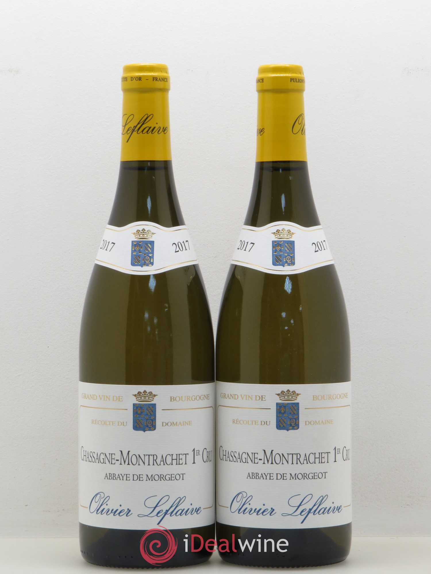 Chassagne-Montrachet 1er Cru Abbaye de Morgeot Olivier Leflaive 2017 - Lotto di 2 bottiglie - 0