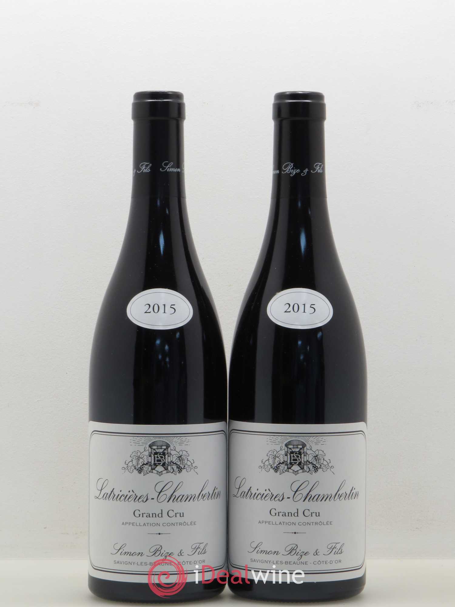 Latricières-Chambertin Grand Cru Simon Bize Fils 2015 - Lot de 2 bouteilles - 0