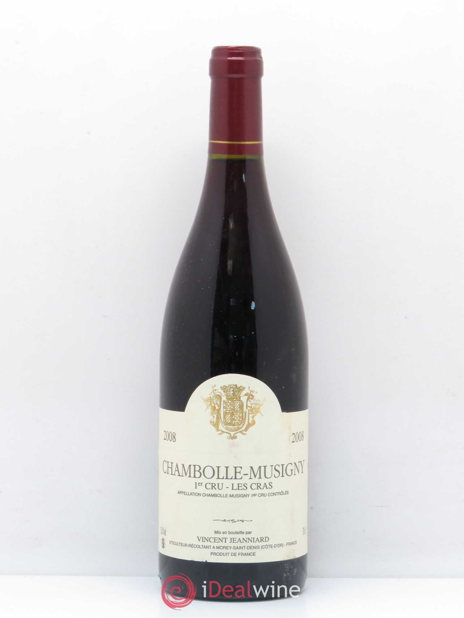 Chambolle-Musigny 1er Cru Les Cras Vincent Jeanniard 2008 - Posten von 1 Flasche - 0