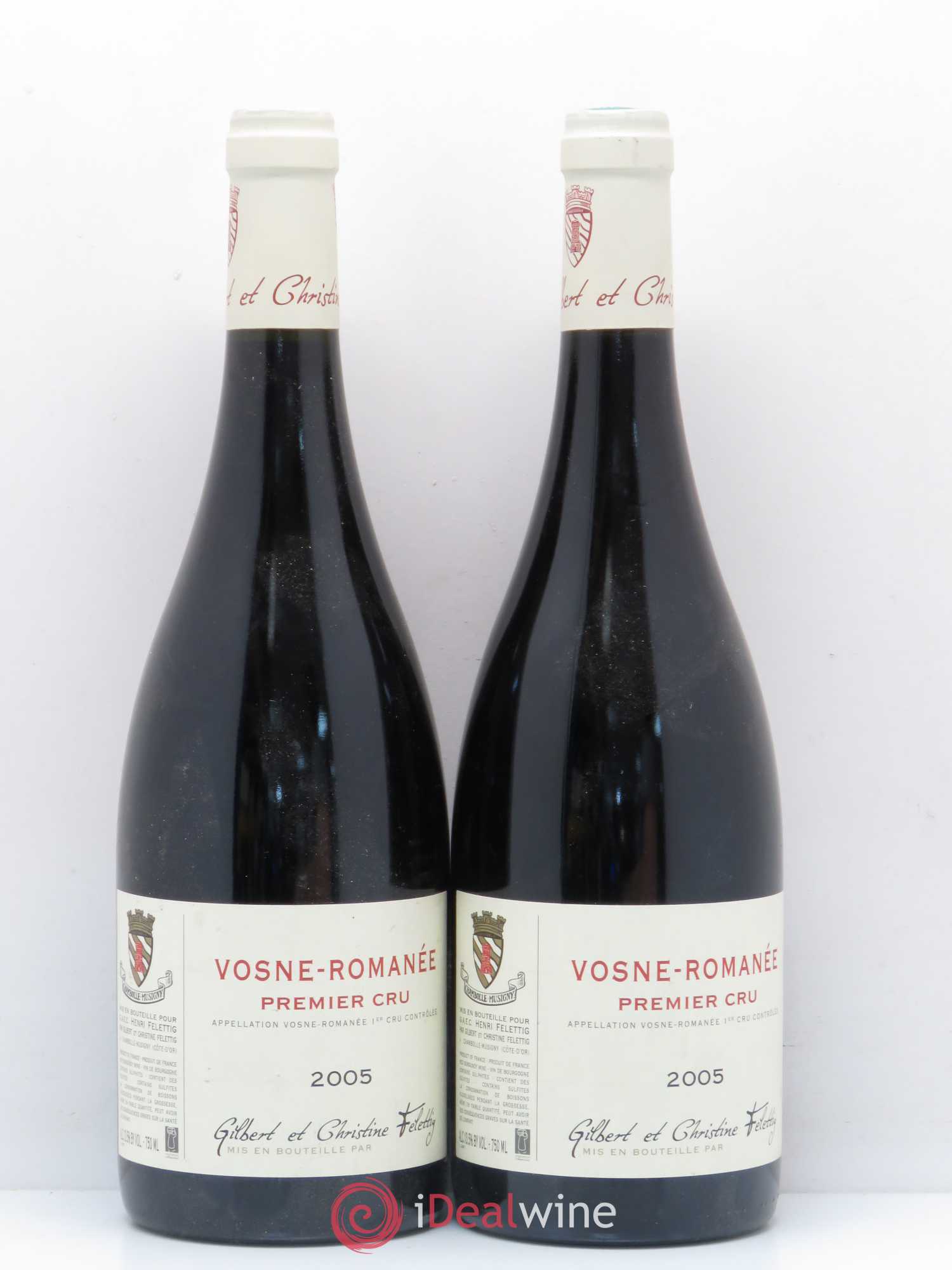 Vosne-Romanée 1er Cru Felettig 2005 - Lot de 2 bouteilles - 0