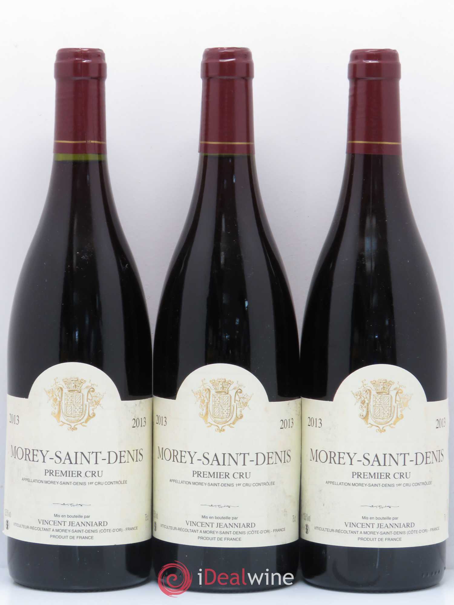 Morey-Saint-Denis 1er Cru Vincent Jeanniard 2013 - Lot de 3 bouteilles - 0