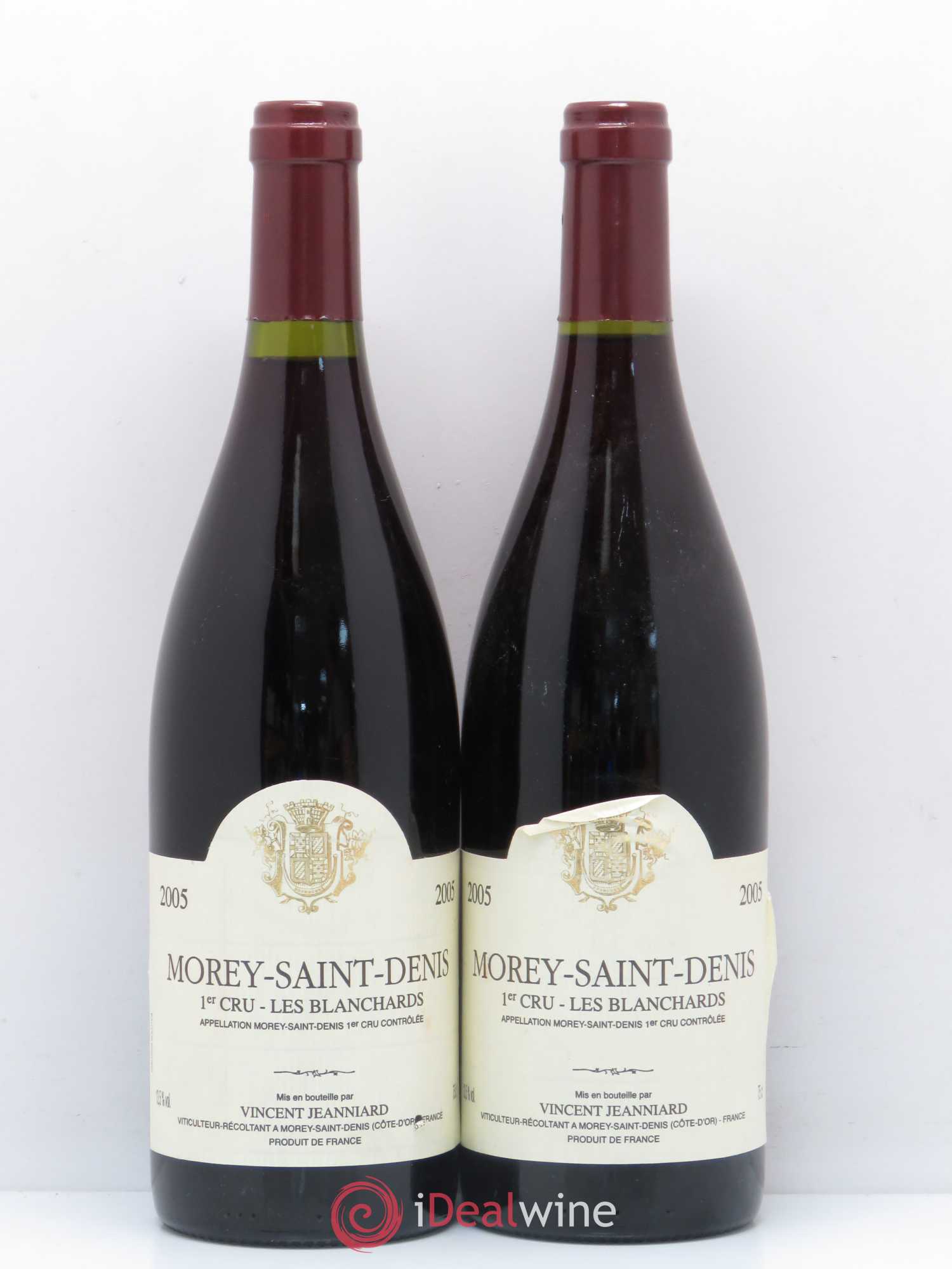 Morey-Saint-Denis 1er Cru Les Blanchards Vincent Jeanniard 2005 - Posten von 2 Flaschen - 0
