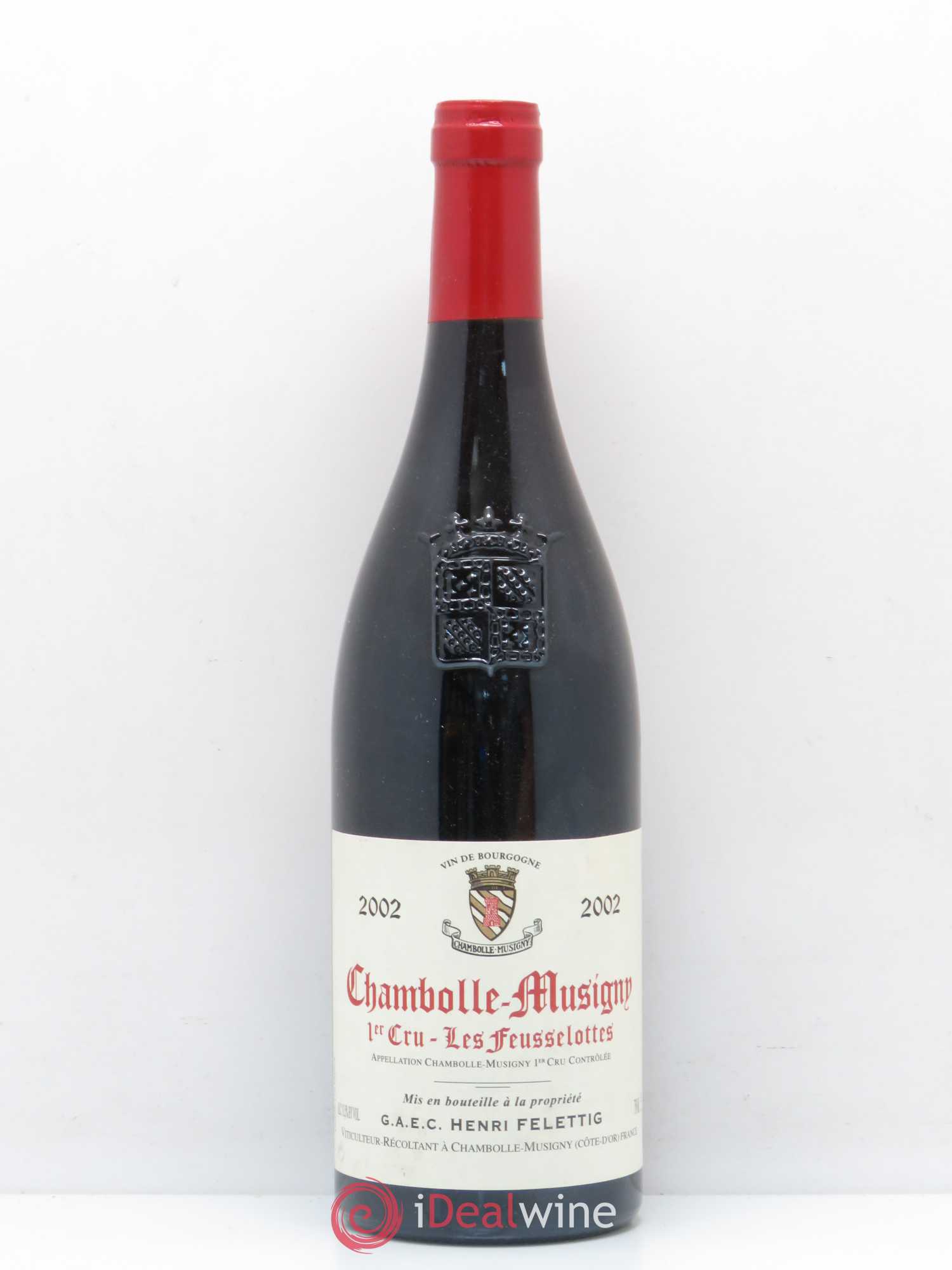 Chambolle-Musigny 1er Cru Feusselottes Felettig 2002 - Lot de 1 bouteille - 0