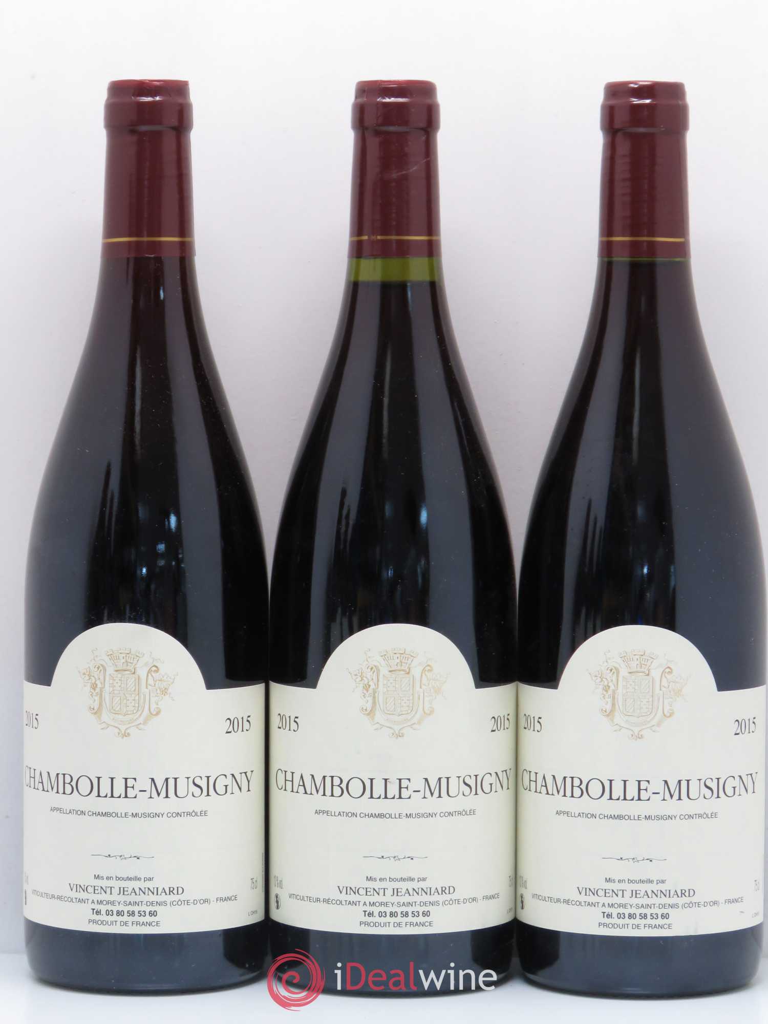 Chambolle-Musigny Vincent Jeanniard 2015 - Posten von 6 Flaschen - 1