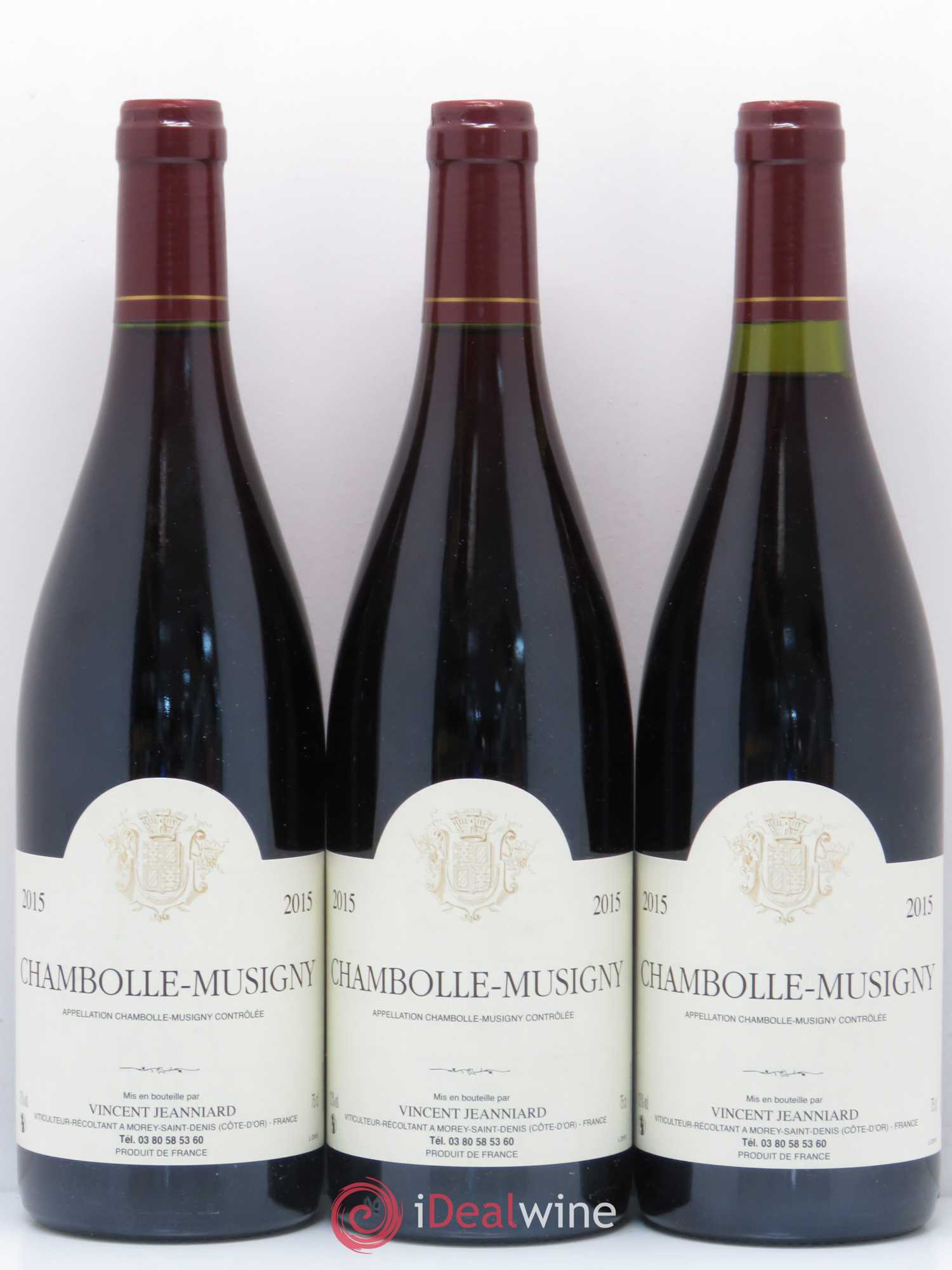 Chambolle-Musigny Vincent Jeanniard 2015 - Posten von 3 Flaschen - 0