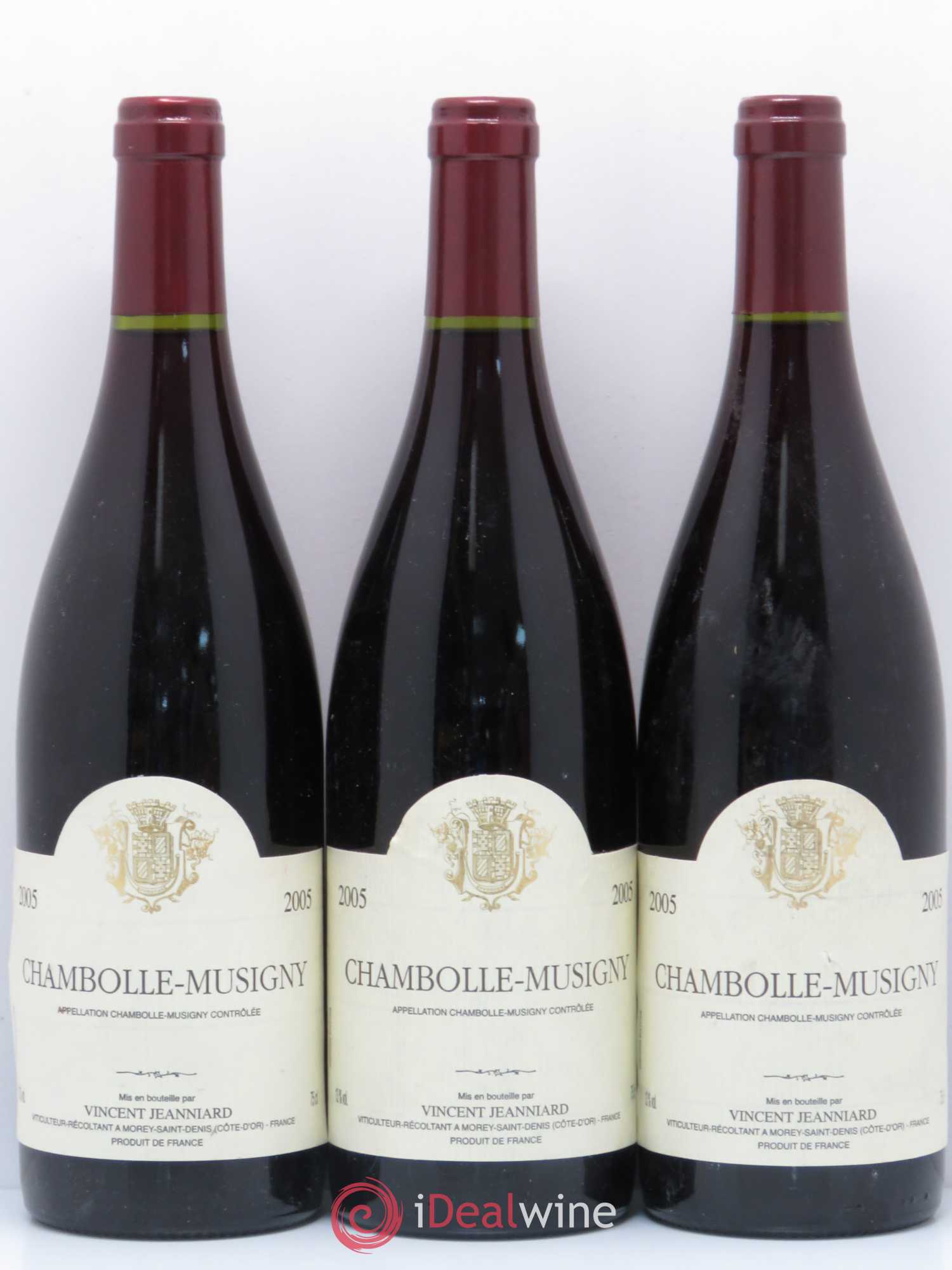 Chambolle-Musigny Vincent Jeanniard 2005 - Posten von 3 Flaschen - 0