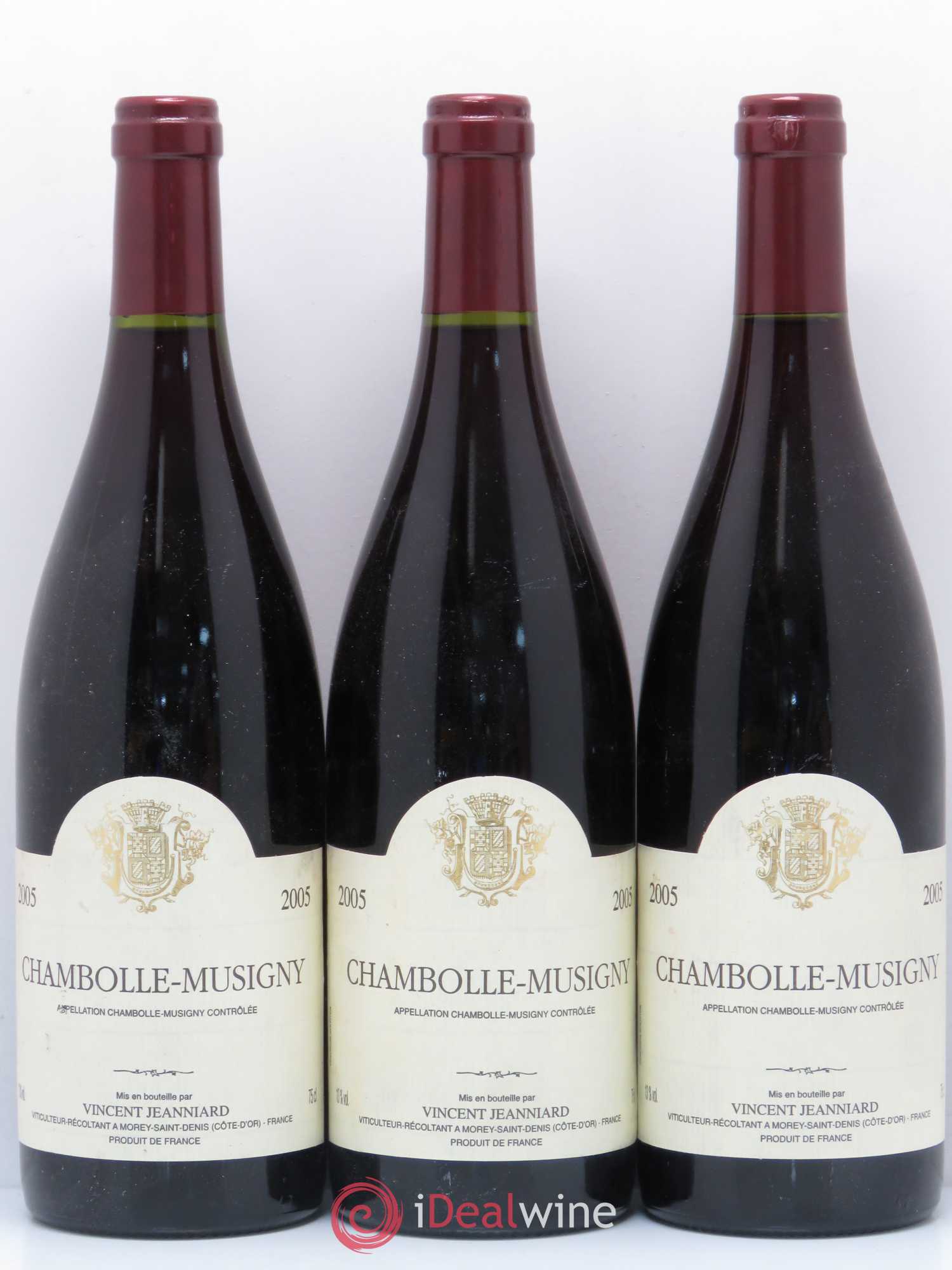 Chambolle-Musigny Vincent Jeanniard 2005 - Posten von 3 Flaschen - 0