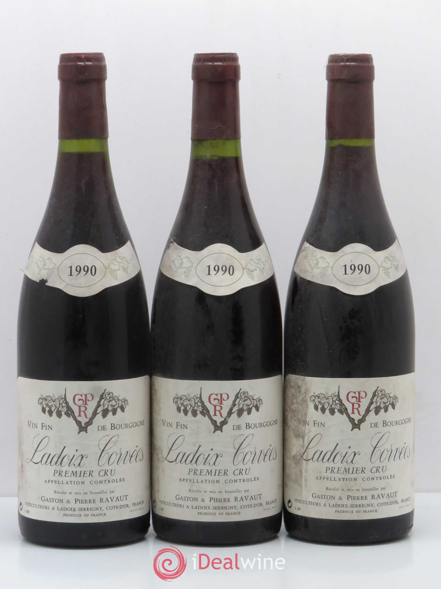Ladoix 1er Cru Domaine Ravaut (sans prix de réserve) 1990 - Lot de 6 bouteilles - 2