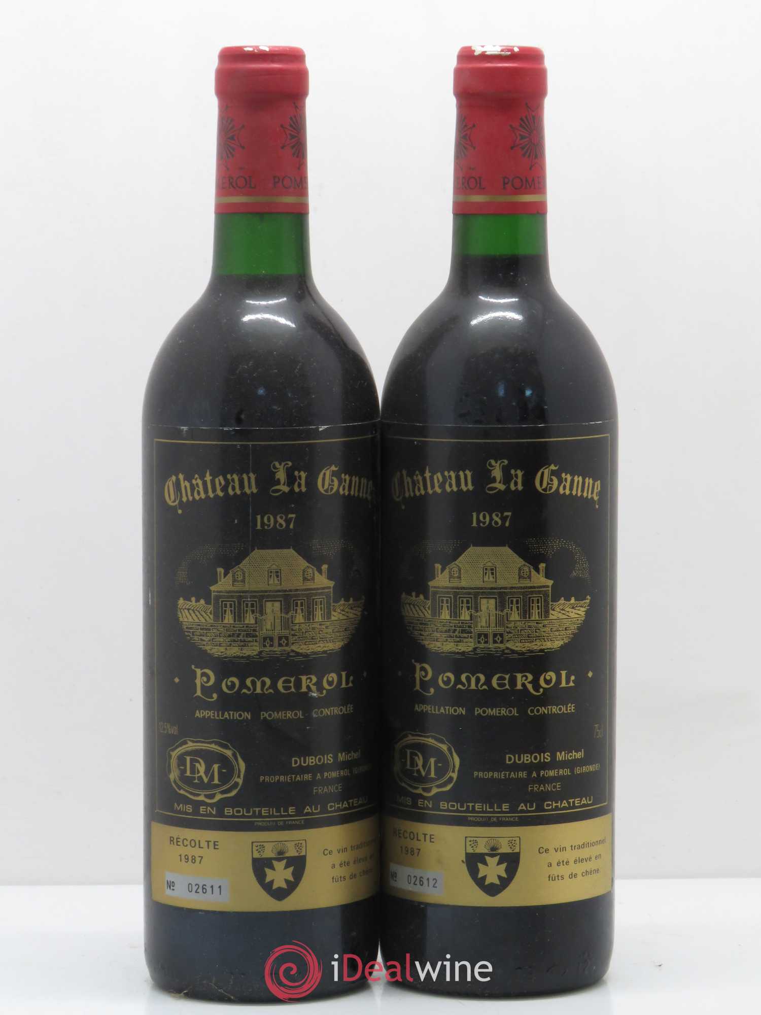 Pomerol Château La Ganne (sans prix de réserve) 1987 - Posten von 2 Flaschen - 0