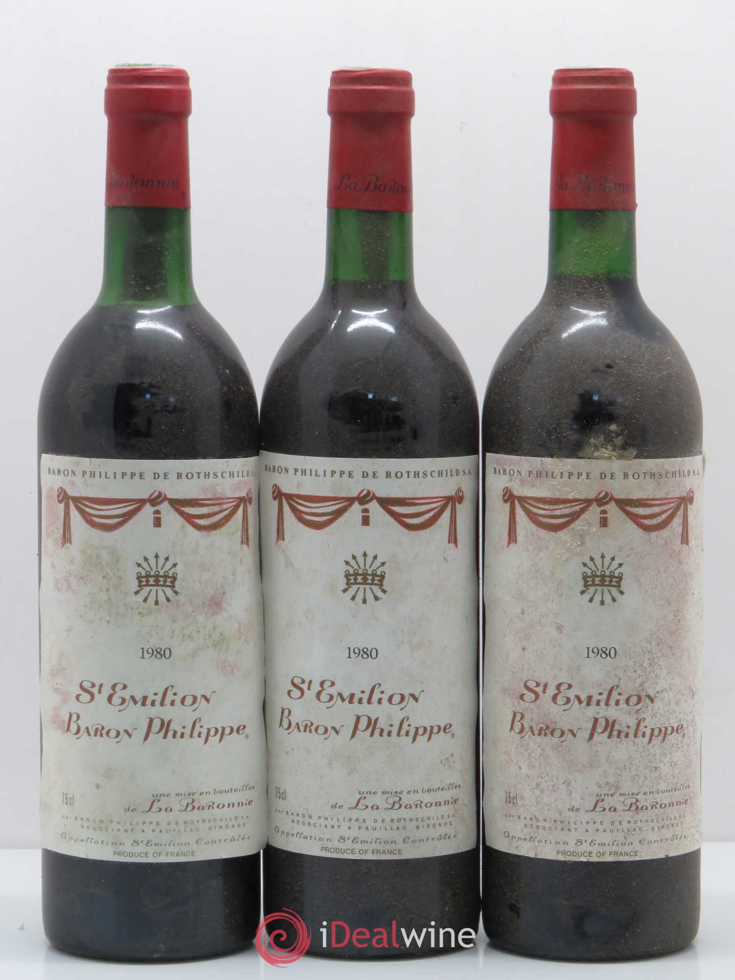 Saint-Émilion Baron Philippe (sans prix de réserve) 1980 - Posten von 6 Flaschen - 2