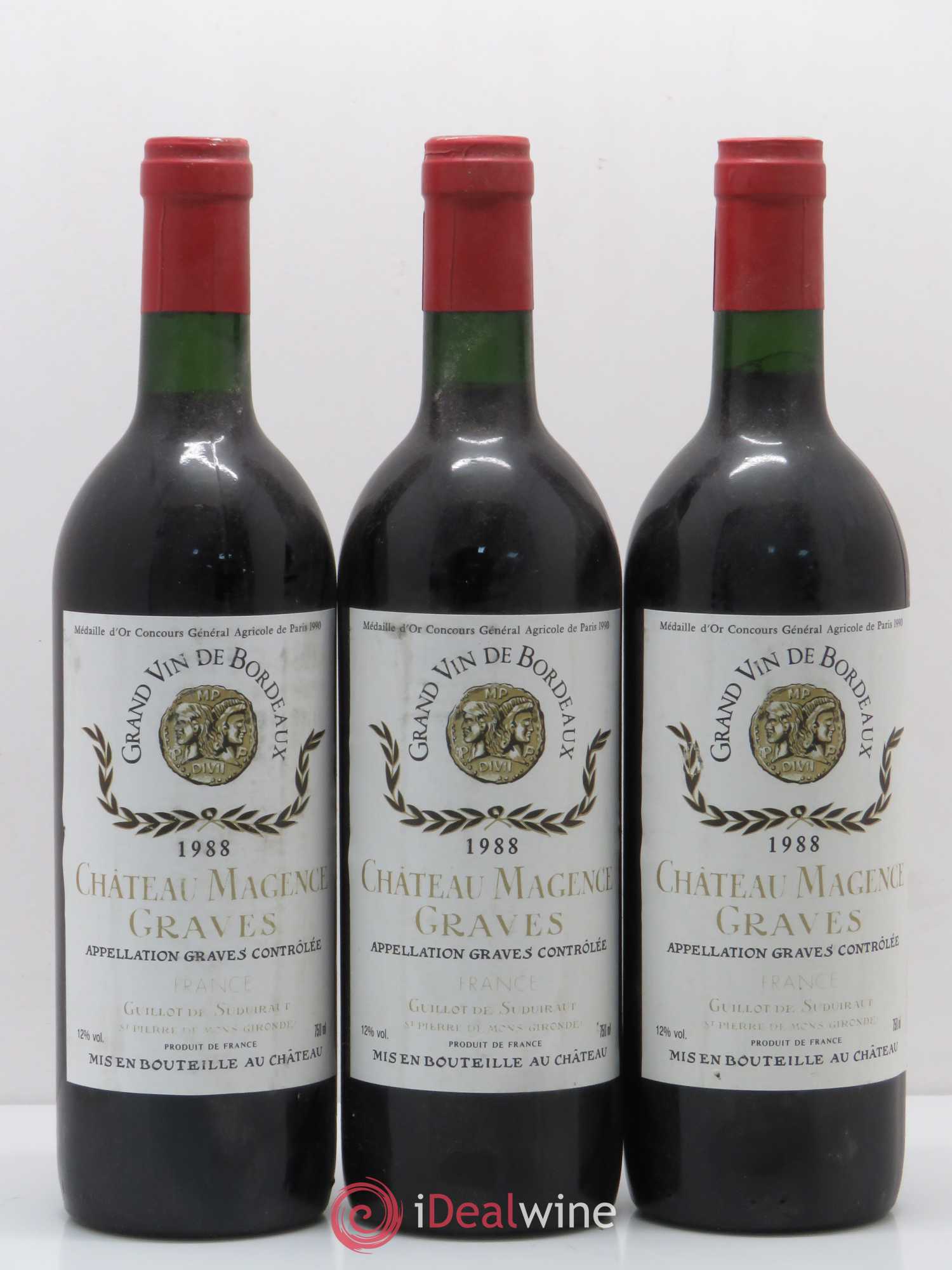 Château Magence (sans prix de réserve) 1988 - Lot de 6 bouteilles - 2