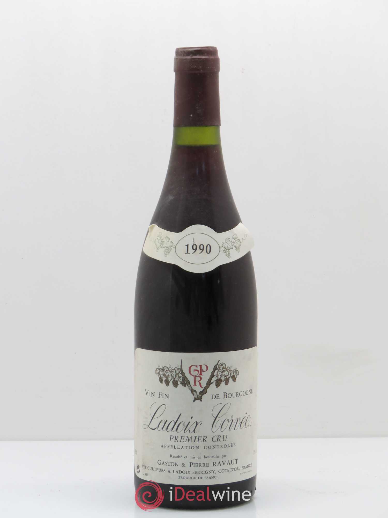 Ladoix 1er Cru Corvées Domaine Ravaut 1990 - Lot de 1 bouteille - 0