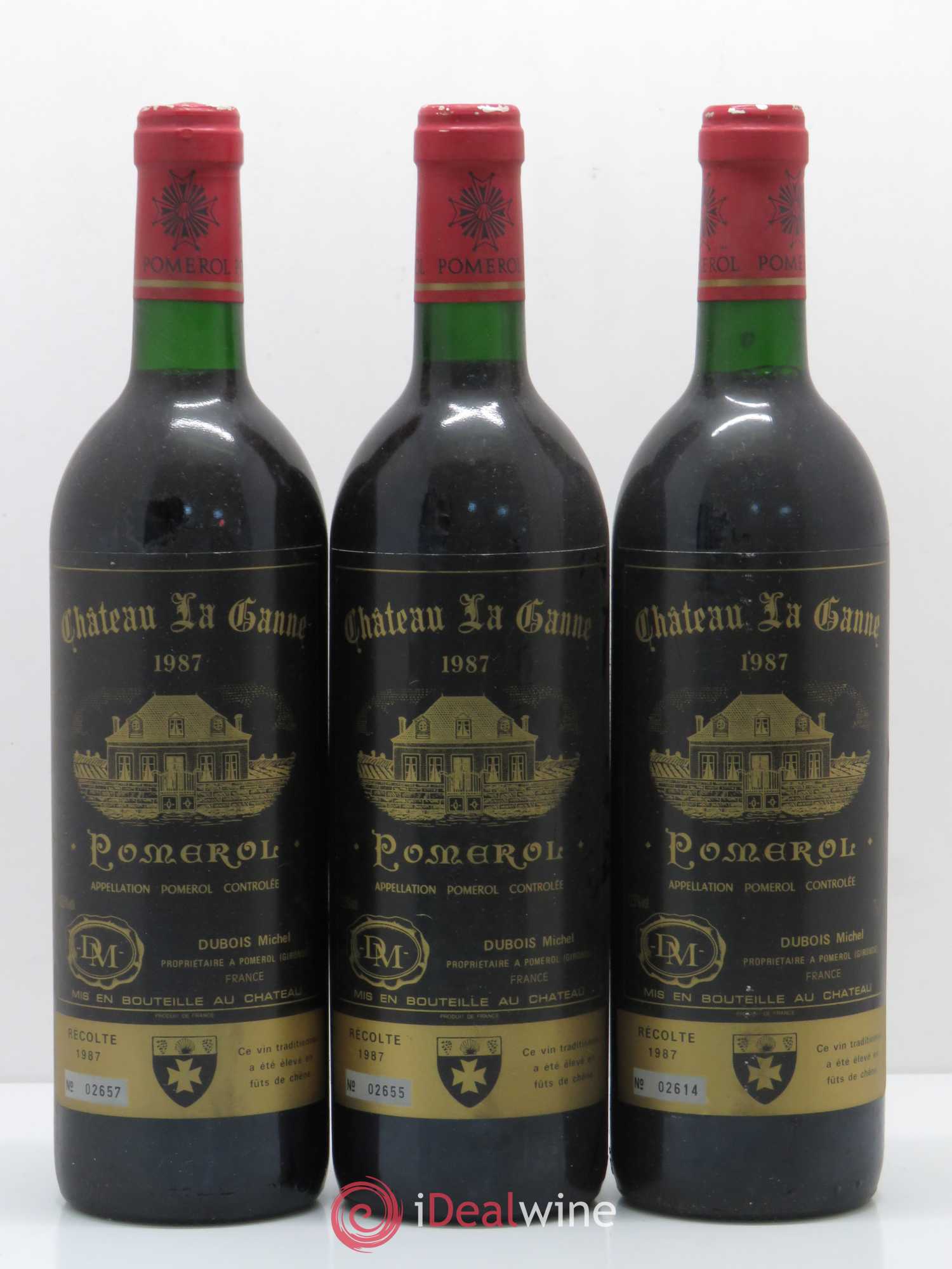 Pomerol Château La Ganne (sans prix de réserve) 1987 - Posten von 6 Flaschen - 1