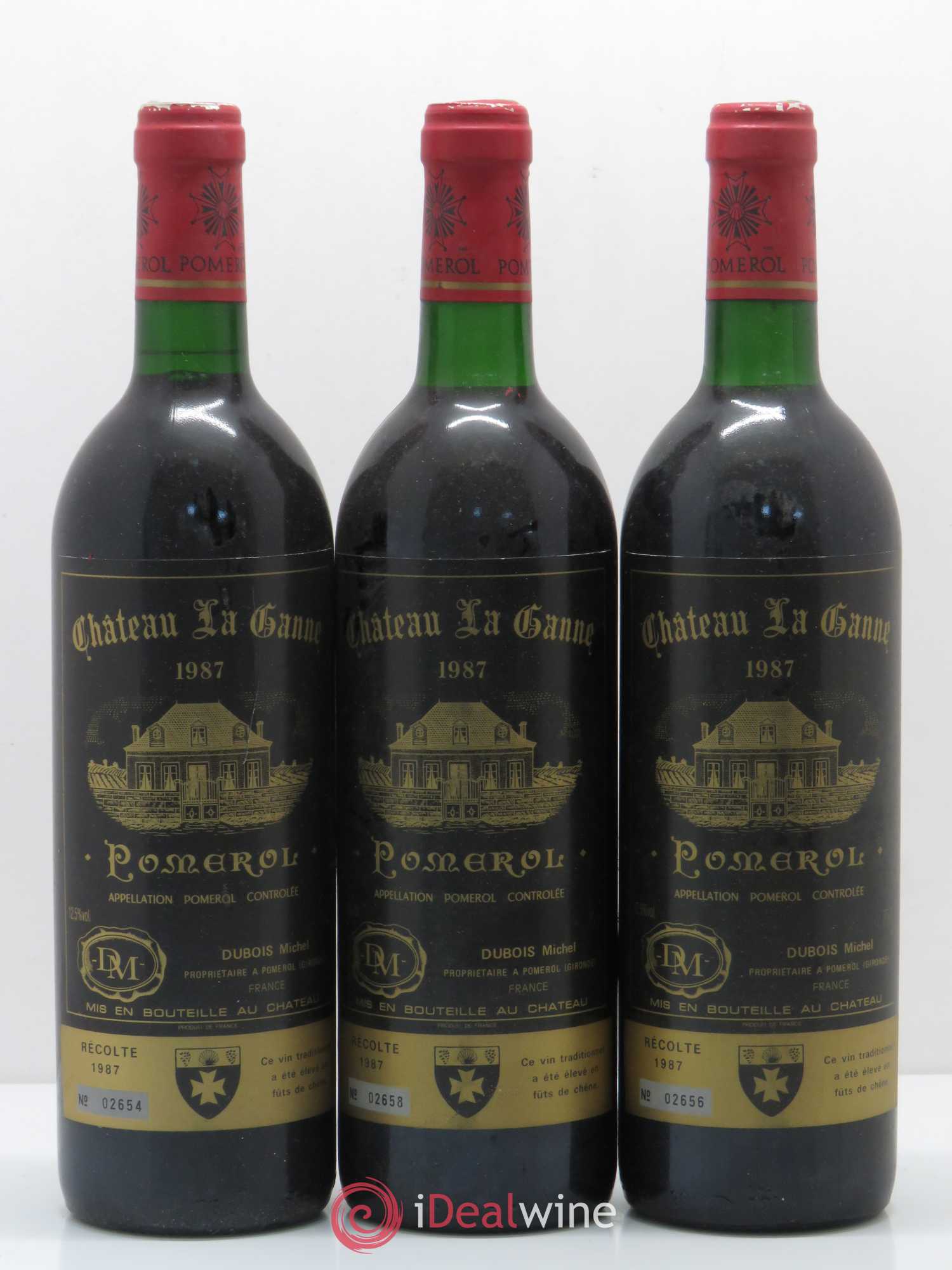 Pomerol Château La Ganne (sans prix de réserve) 1987 - Posten von 6 Flaschen - 2