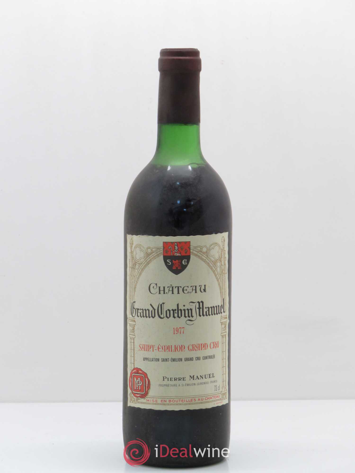 Château Grand Corbin Manuel 1977 - Lot de 1 bouteille - 0