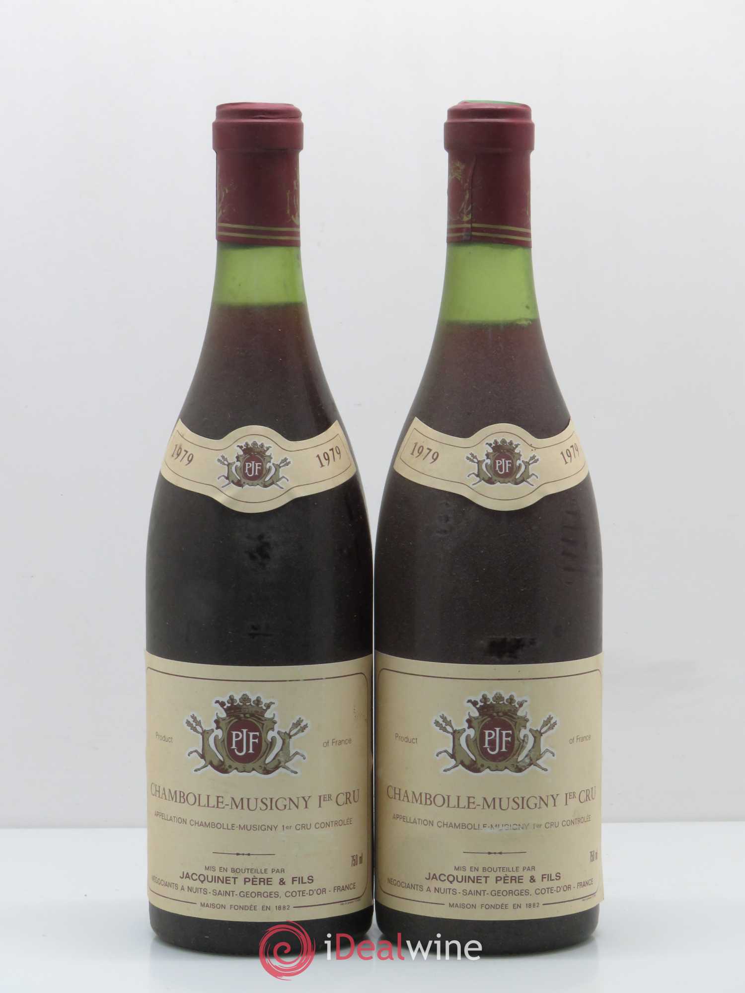 Chambolle-Musigny 1er Cru Jacquinet 1979 - Lot de 2 bouteilles - 0