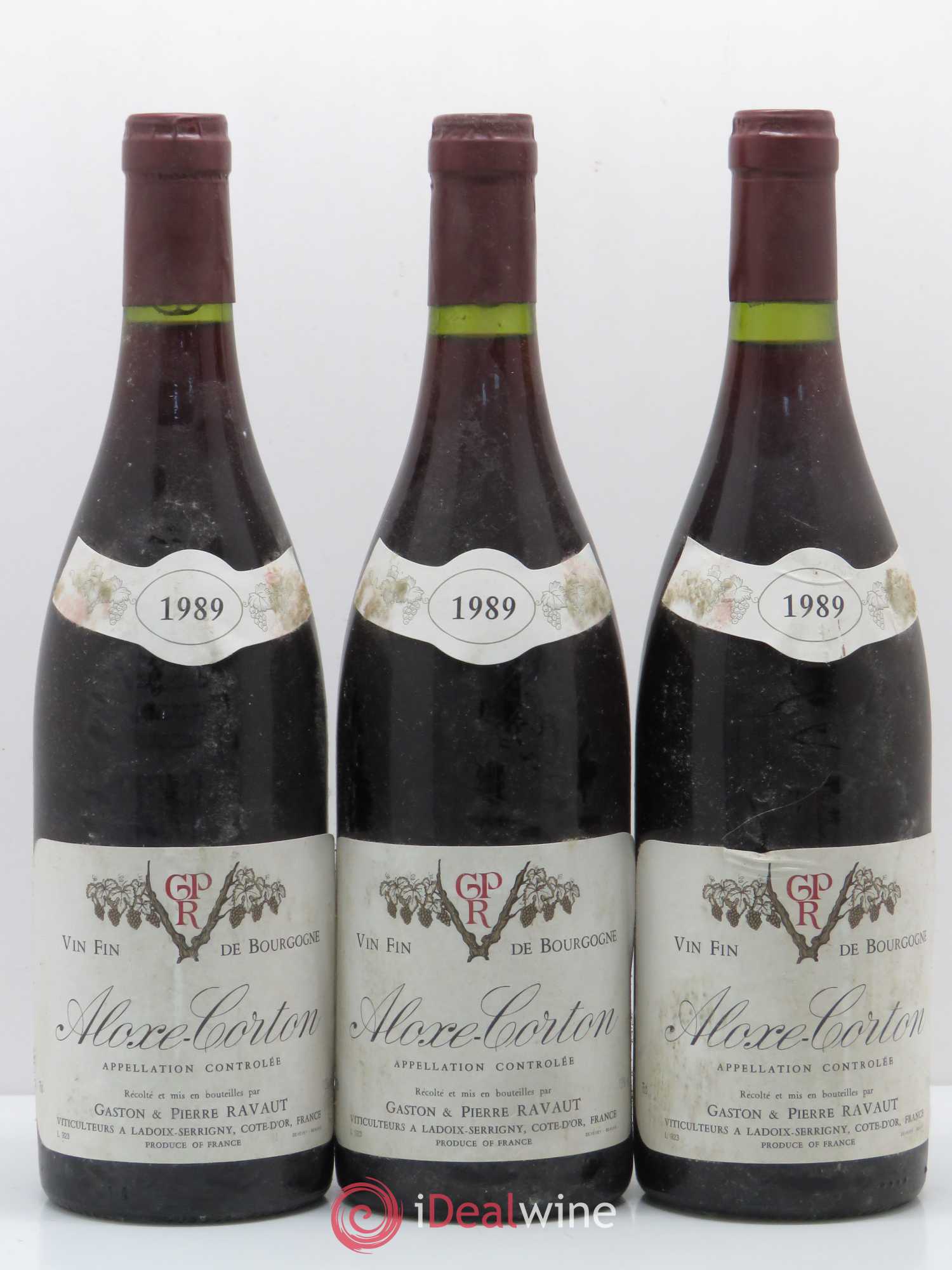 Aloxe-Corton Domaine Ravaut (sans prix de réserve) 1989 - Lot de 6 bouteilles - 2