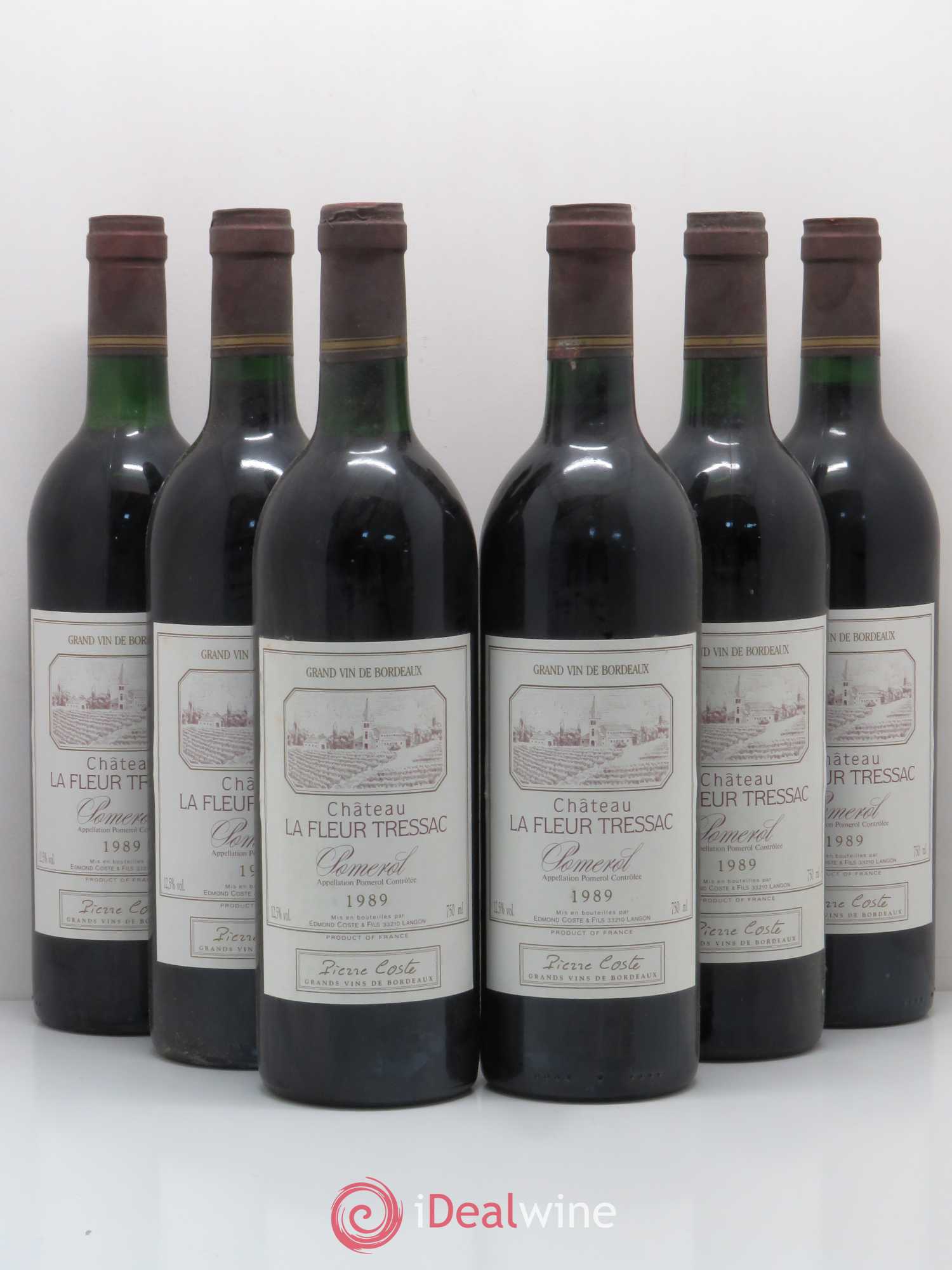 Château la Fleur Tressac (sans prix de réserve) 1989 - Lot de 6 bouteilles - 0
