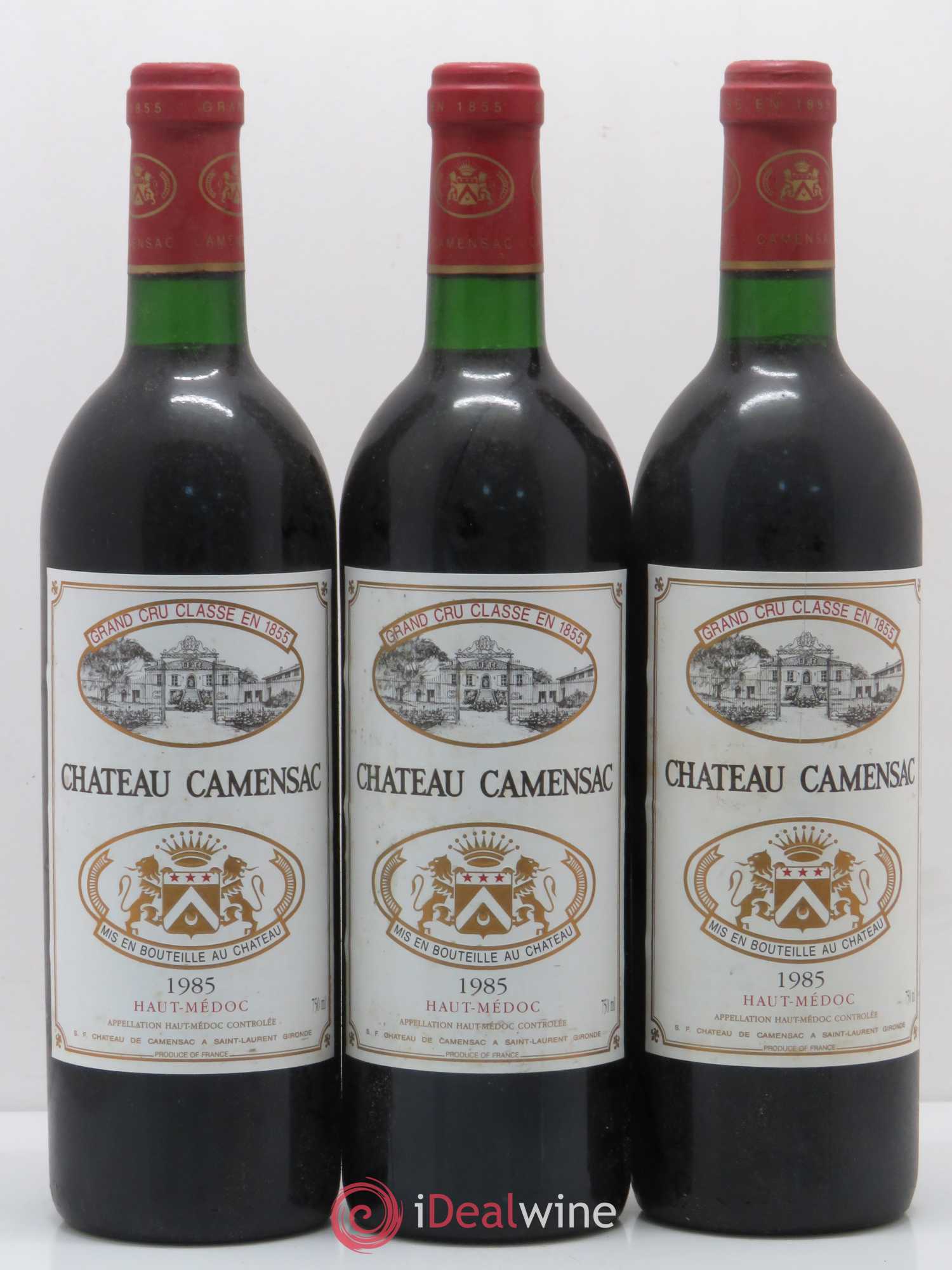 Château Camensac 5ème Grand Cru Classé (sans prix de réserve) 1985 - Lot de 6 bouteilles - 1
