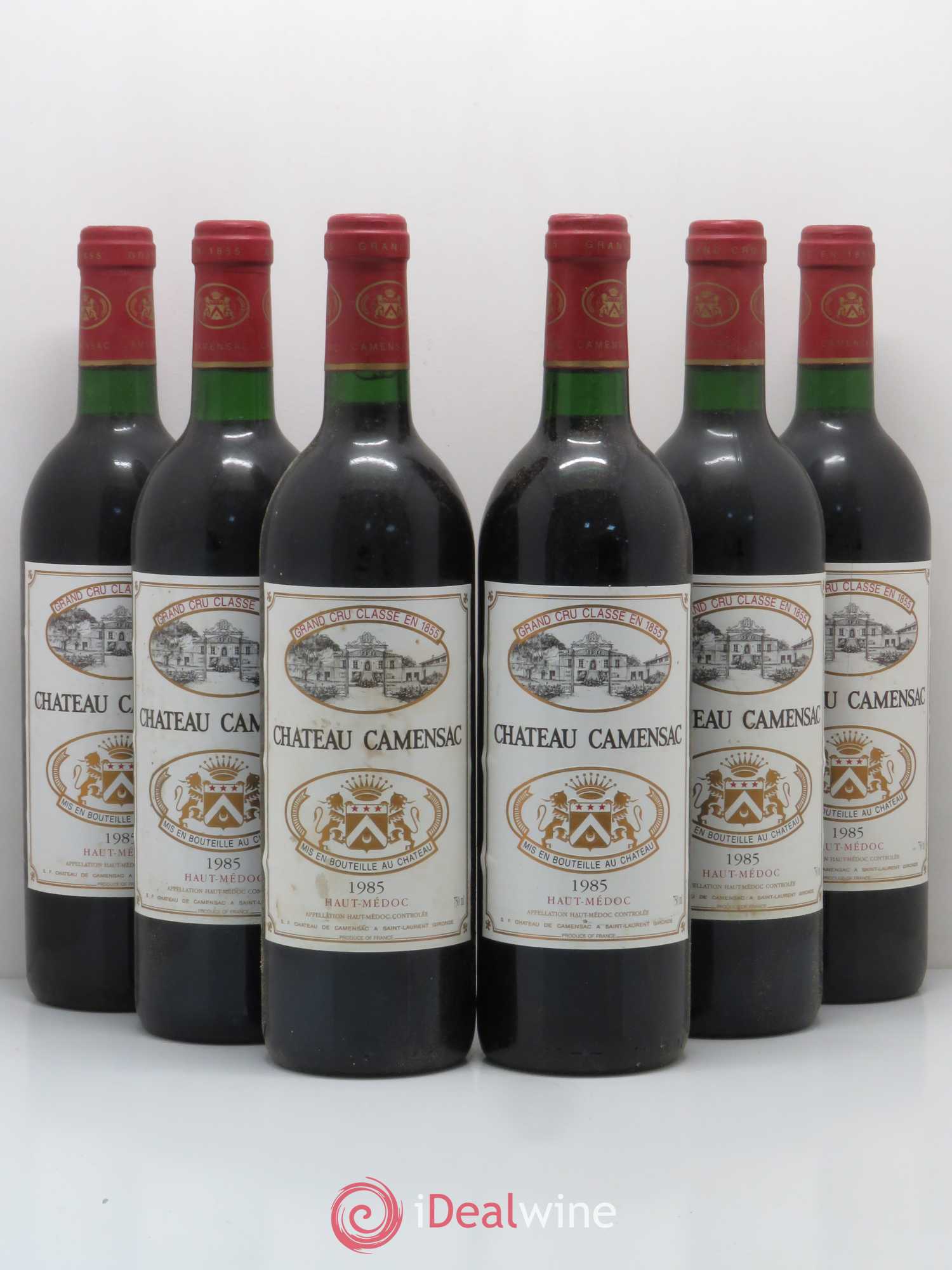 Château Camensac 5ème Grand Cru Classé (sans prix de réserve) 1985 - Lot de 6 bouteilles - 0